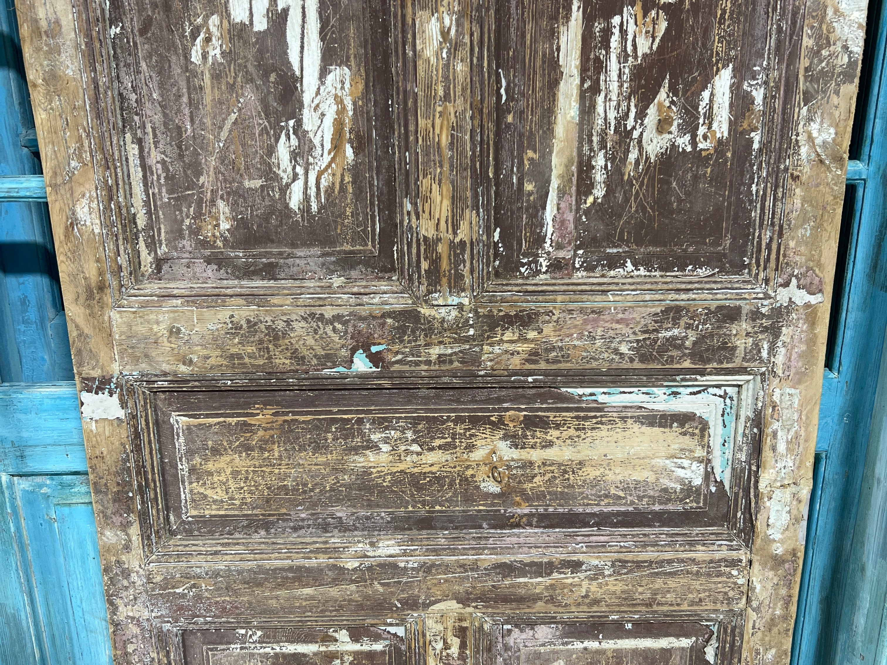 Solid Door (Raised Panel) 35in x 91.5in x 1.75in #1053 - Saltaire Antiques