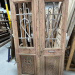 Doors with Iron 51in x 88in x 1.75in #1257 - Saltaire Antiques