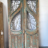 Doors with Iron 56in x 109.5in x 2.25in #1318 - Saltaire Antiques