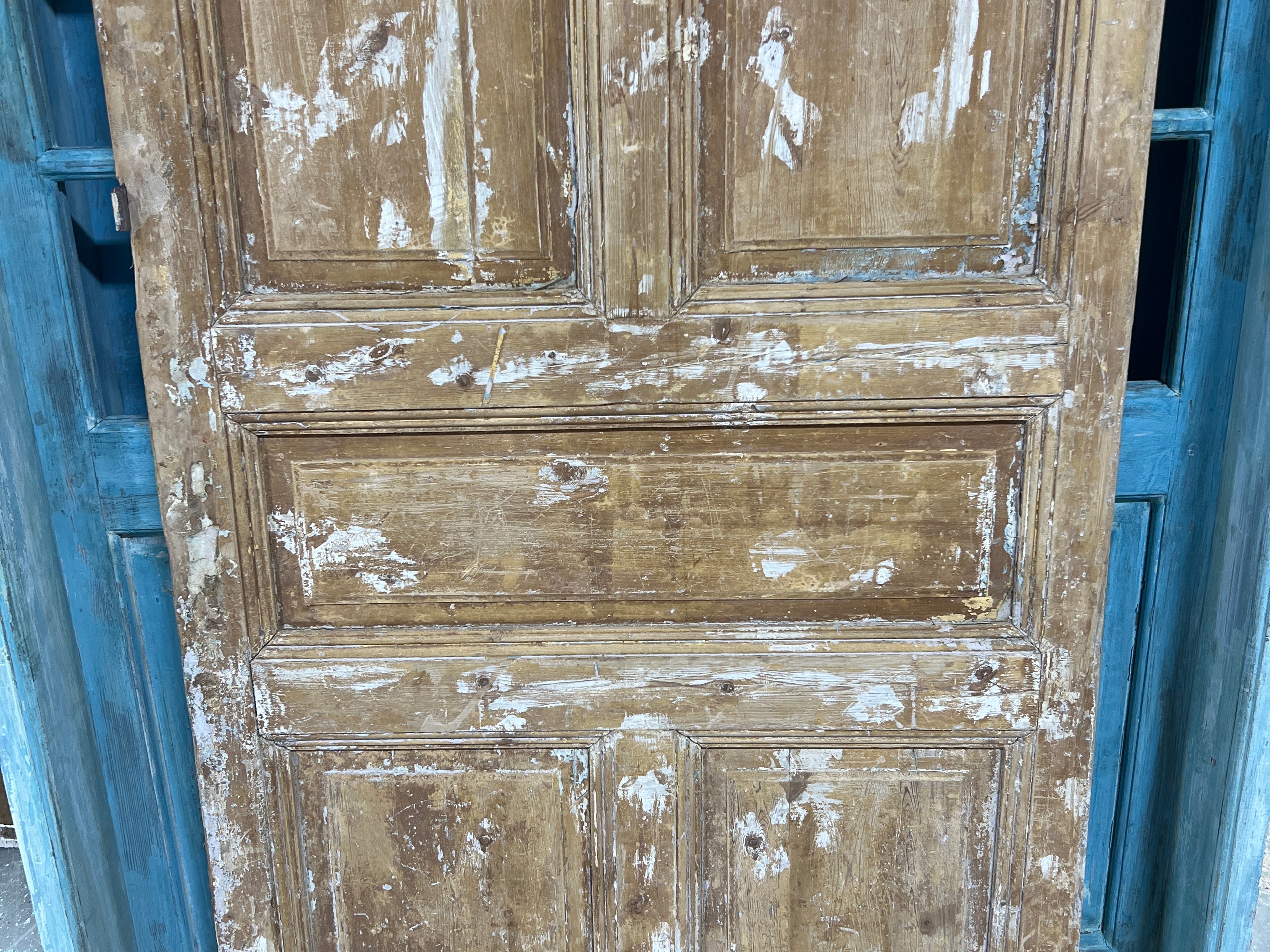 Solid Door (Raised Panel) 35in x 91.5in x 1.75in #1053 - Saltaire Antiques