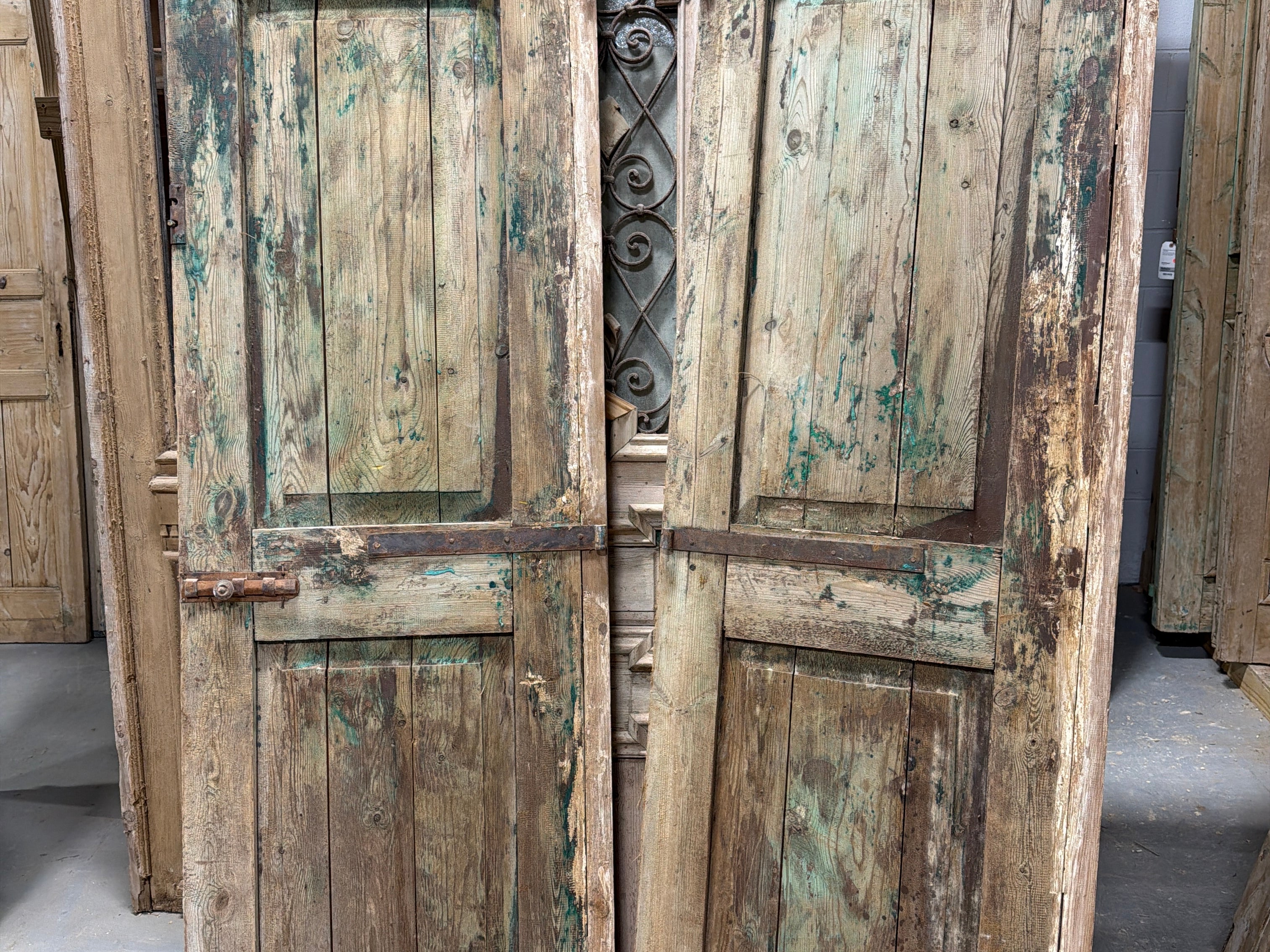 Solid Door (Carved) 58in x 88.5in x 1.75in #1244 - Saltaire Antiques