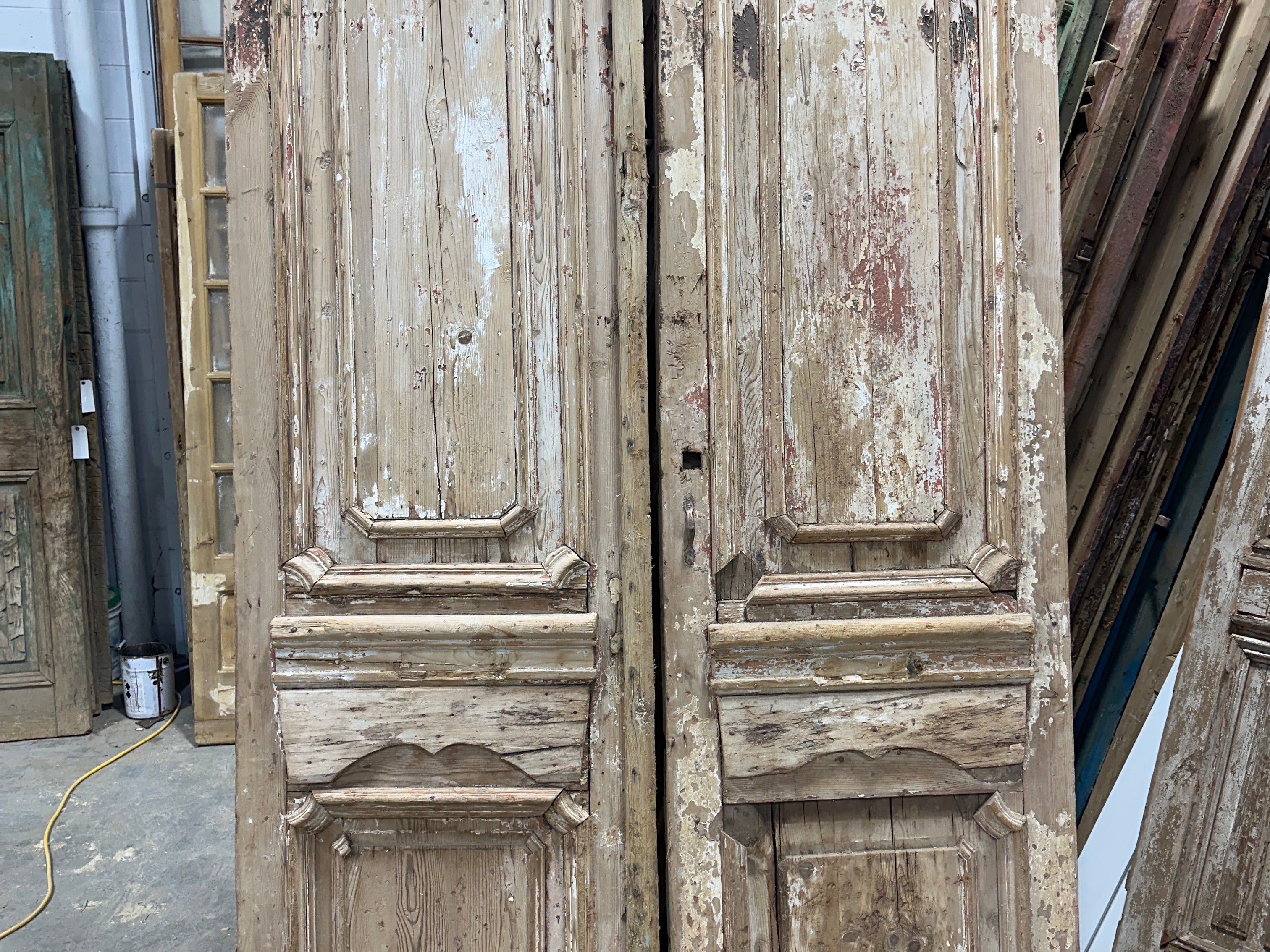 Solid Door (Carved) 57in x 105in x 2in #1089 - Saltaire Antiques