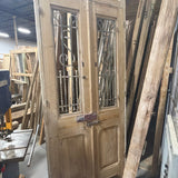 Doors with Iron 43in x 100in x 1.75in #1216 - Saltaire Antiques