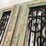 Doors with Iron 40in x 92in x 1.75in #353 - Saltaire Antiques