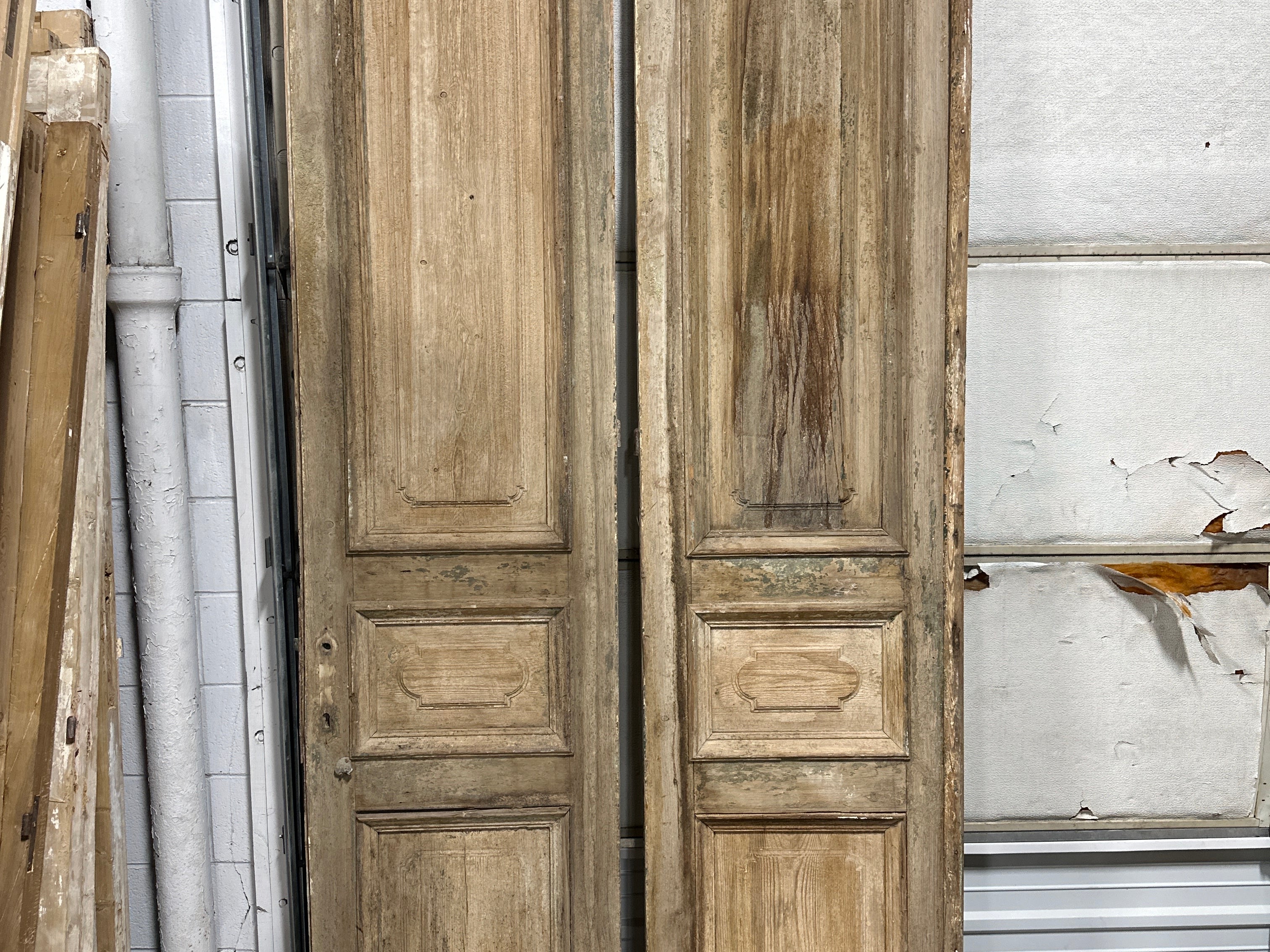 Solid Door (Raised Panel) 48in x 113in x 1.75in #1086 - Saltaire Antiques