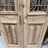 Doors with Iron 44in x 98.5in x 1.75in #1250 - Saltaire Antiques