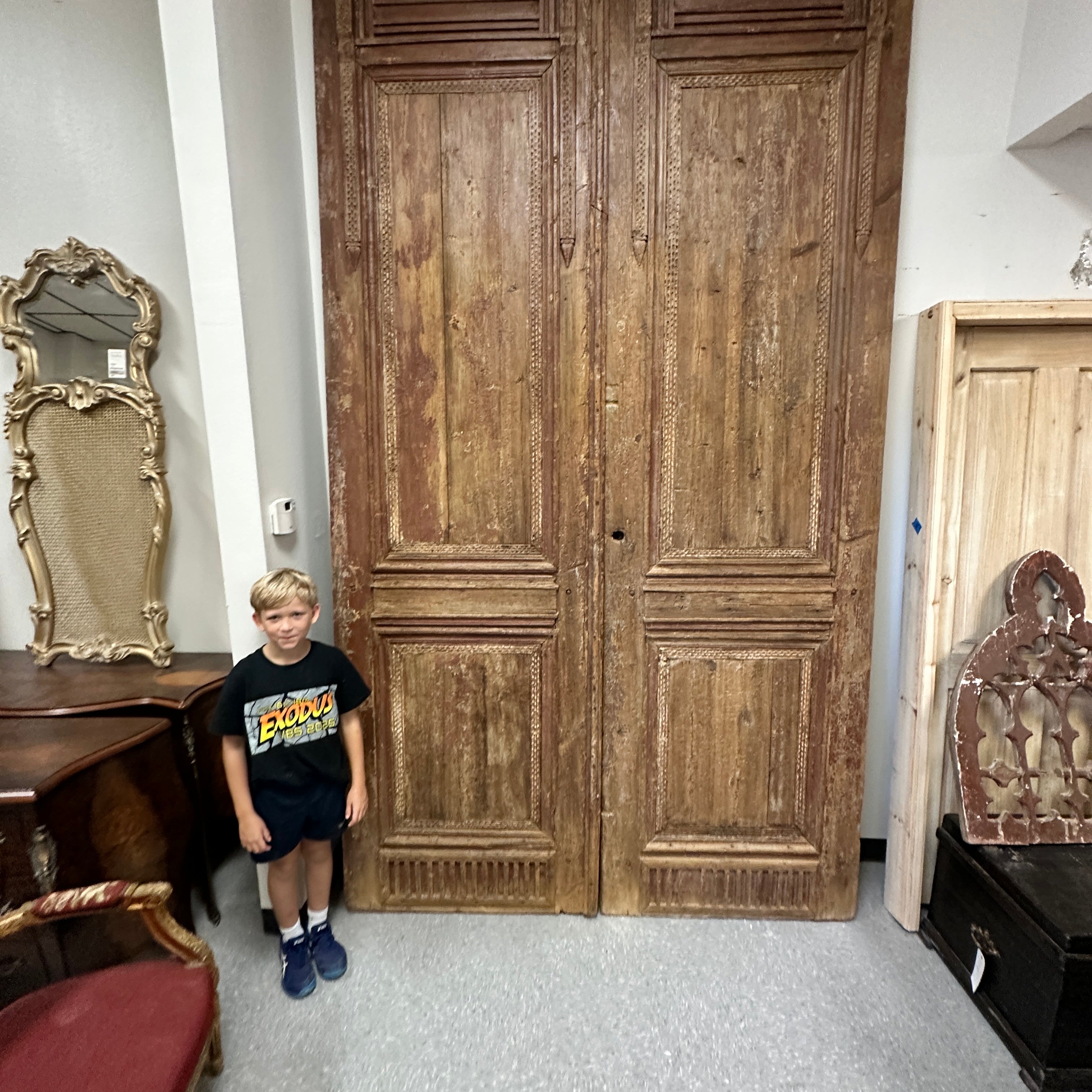 Arched Special Door 75in x 127in x 2.125in #1150 - Saltaire Antiques