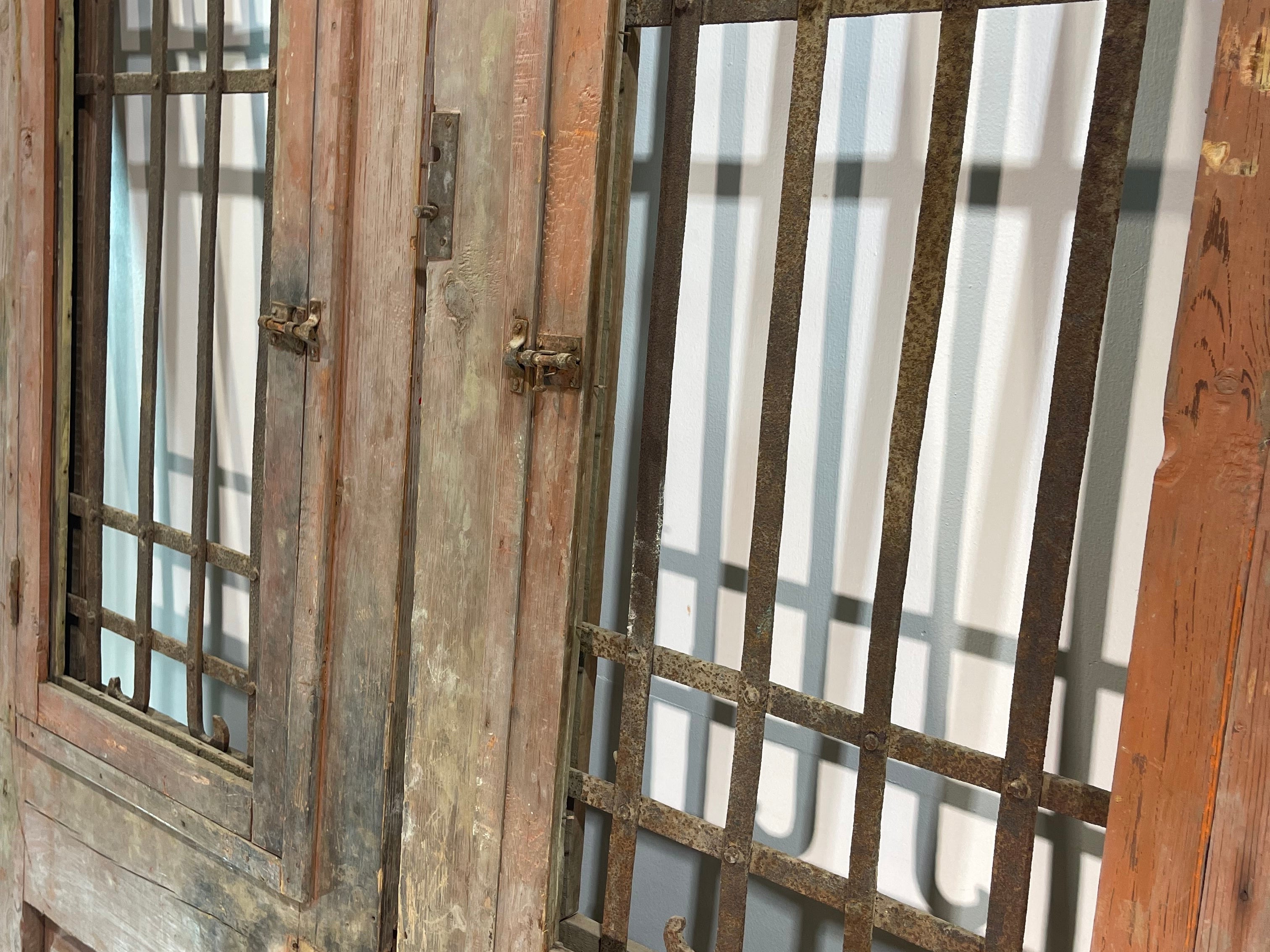 Doors with Iron 48in x 80in x 1.75in #639 - Saltaire Antiques