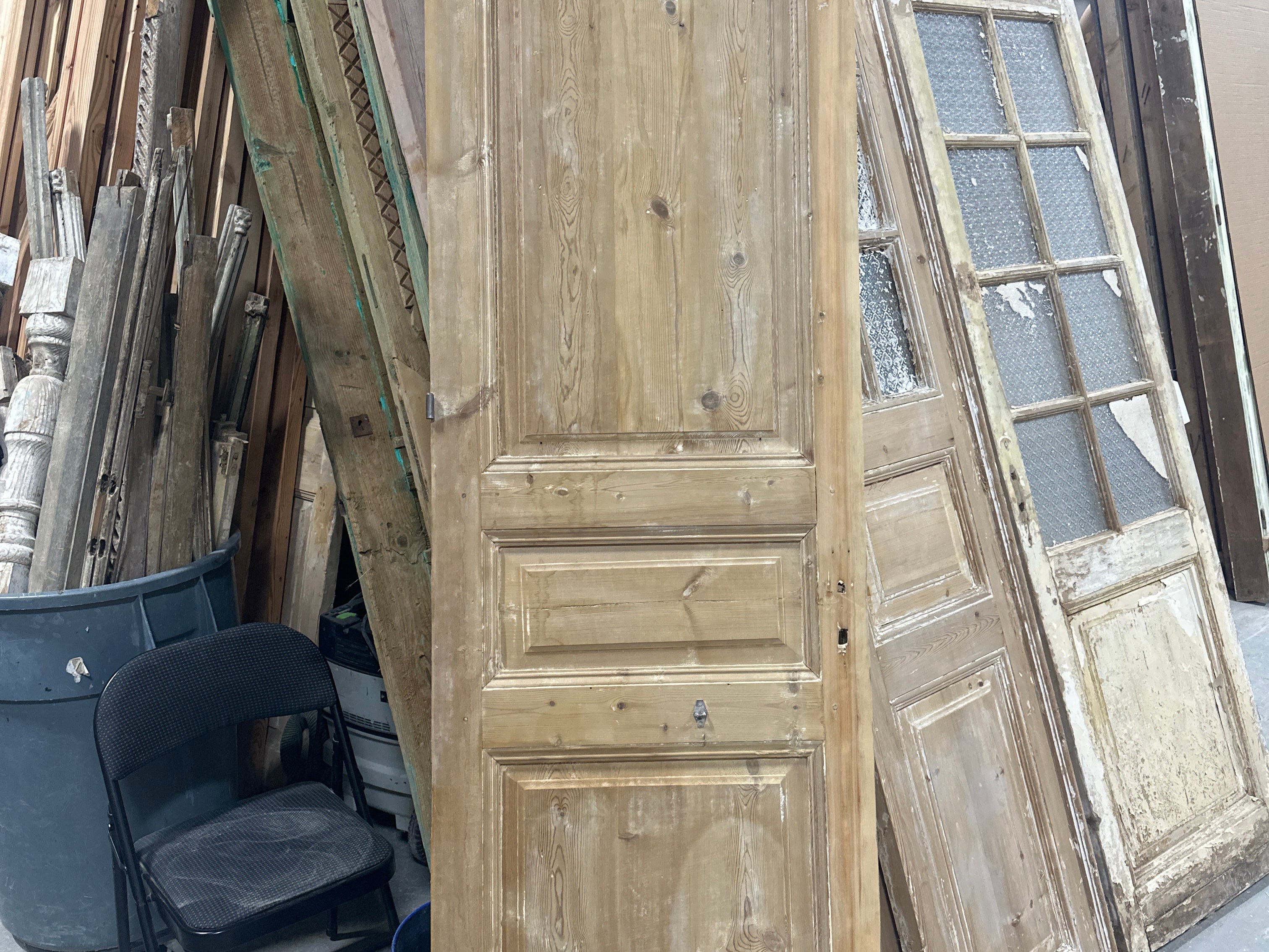 Solid Door (Raised Panel) 28in x 96in x 1.75in #1202 - Saltaire Antiques