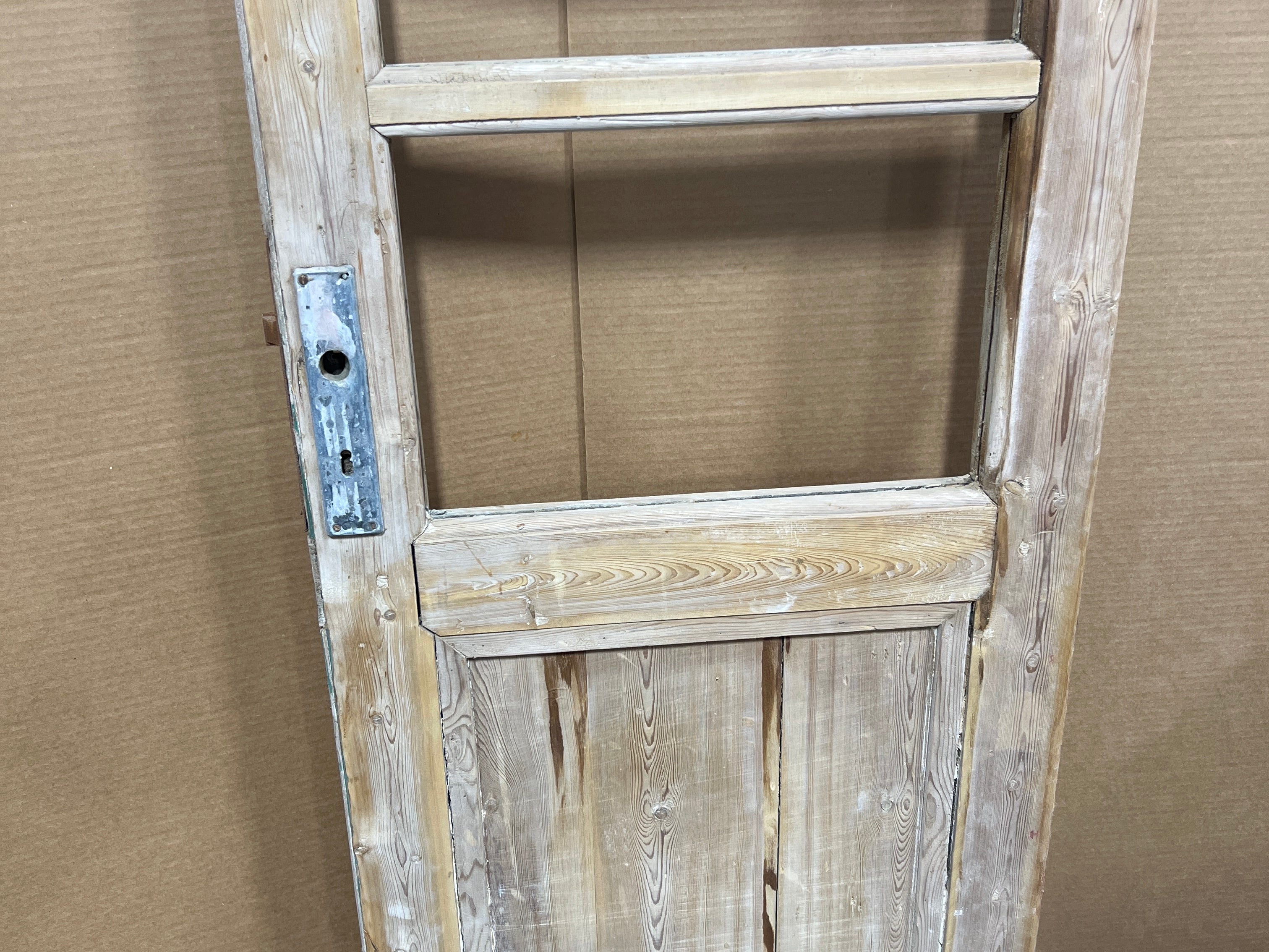 Unusually Shaped Doors with Lites 25in x 96in x 1.75in #979 - Saltaire Antiques