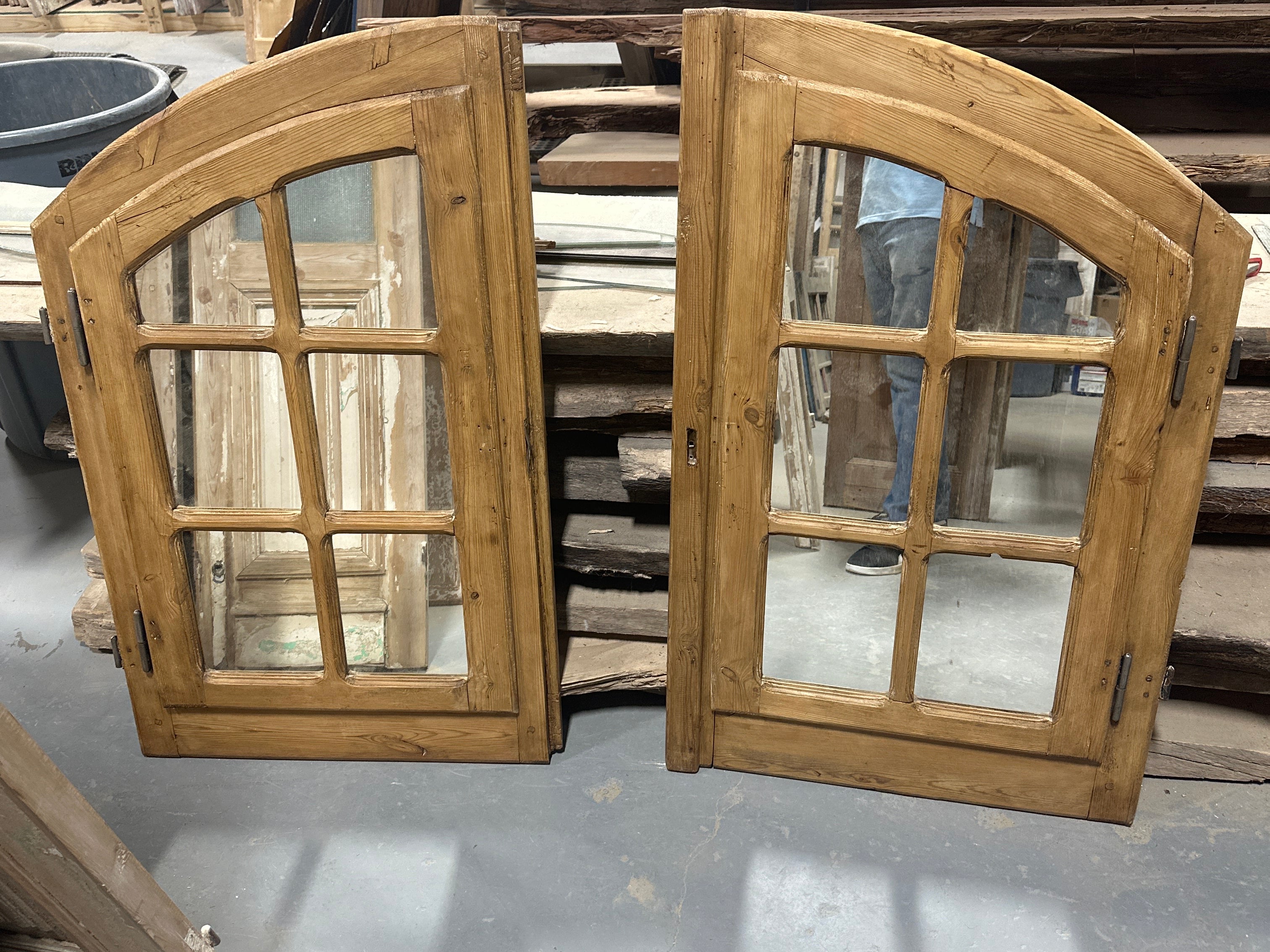 Arched Mirrors and Frames 56in x 46in x 2in #1142 - Saltaire Antiques