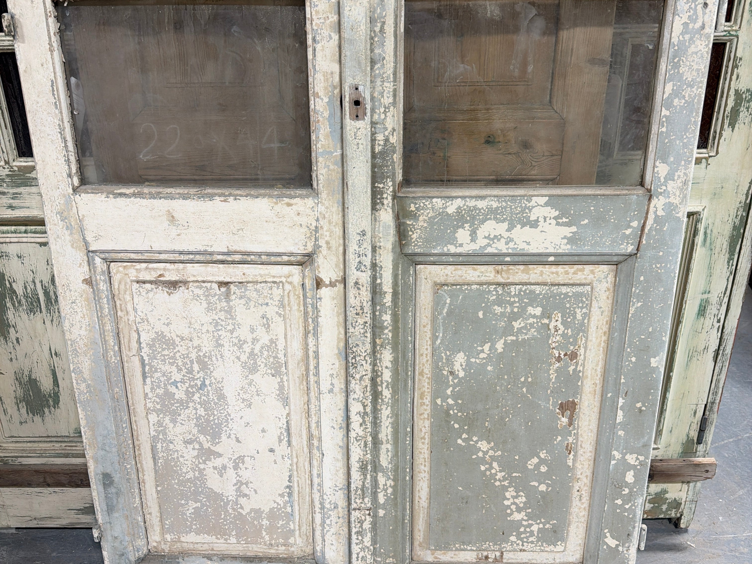 Doors with Lites 45in x 96in x 1.75in #1238 - Saltaire Antiques