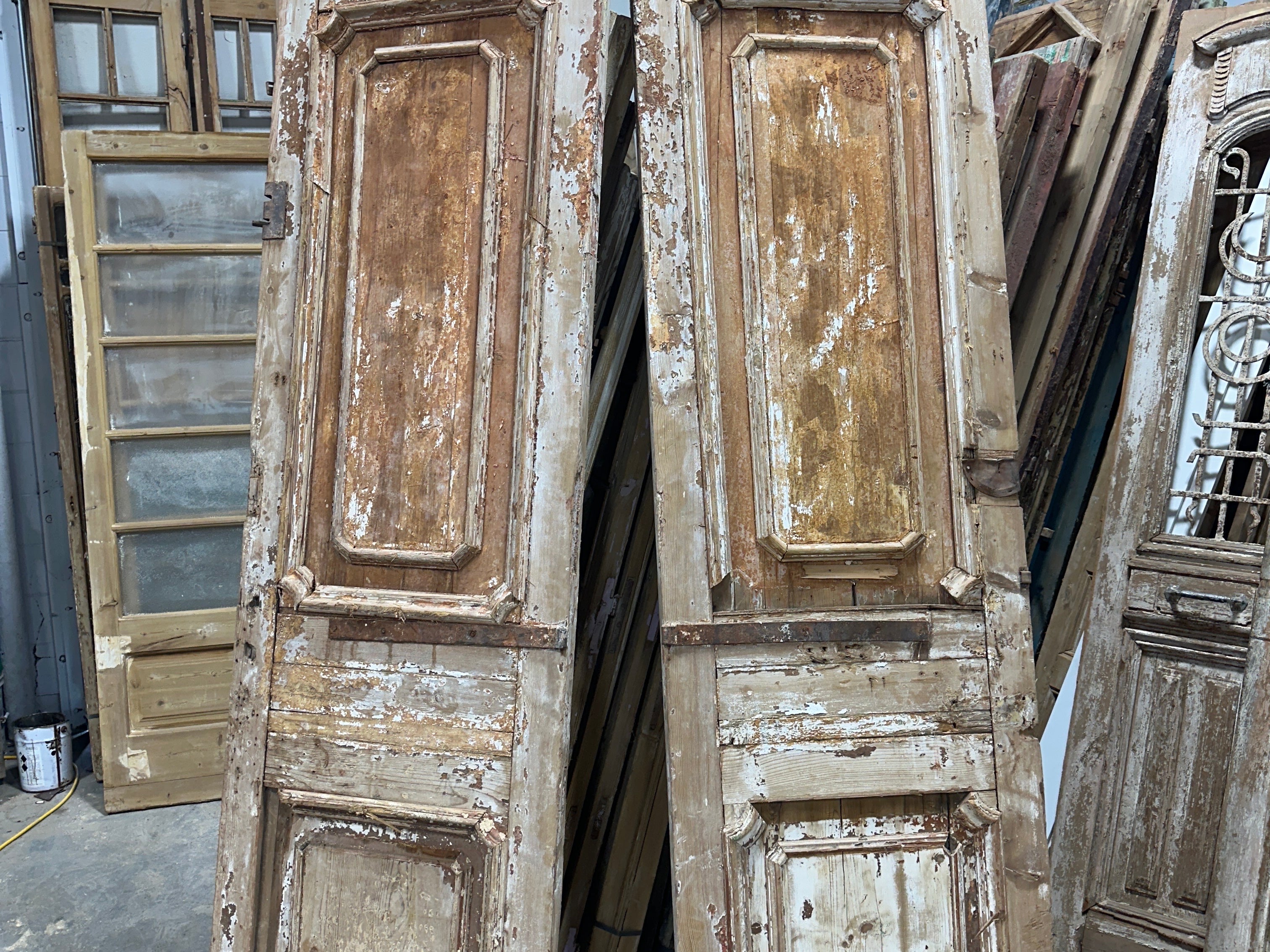 Solid Door (Carved) 57in x 105in x 2in #1089 - Saltaire Antiques
