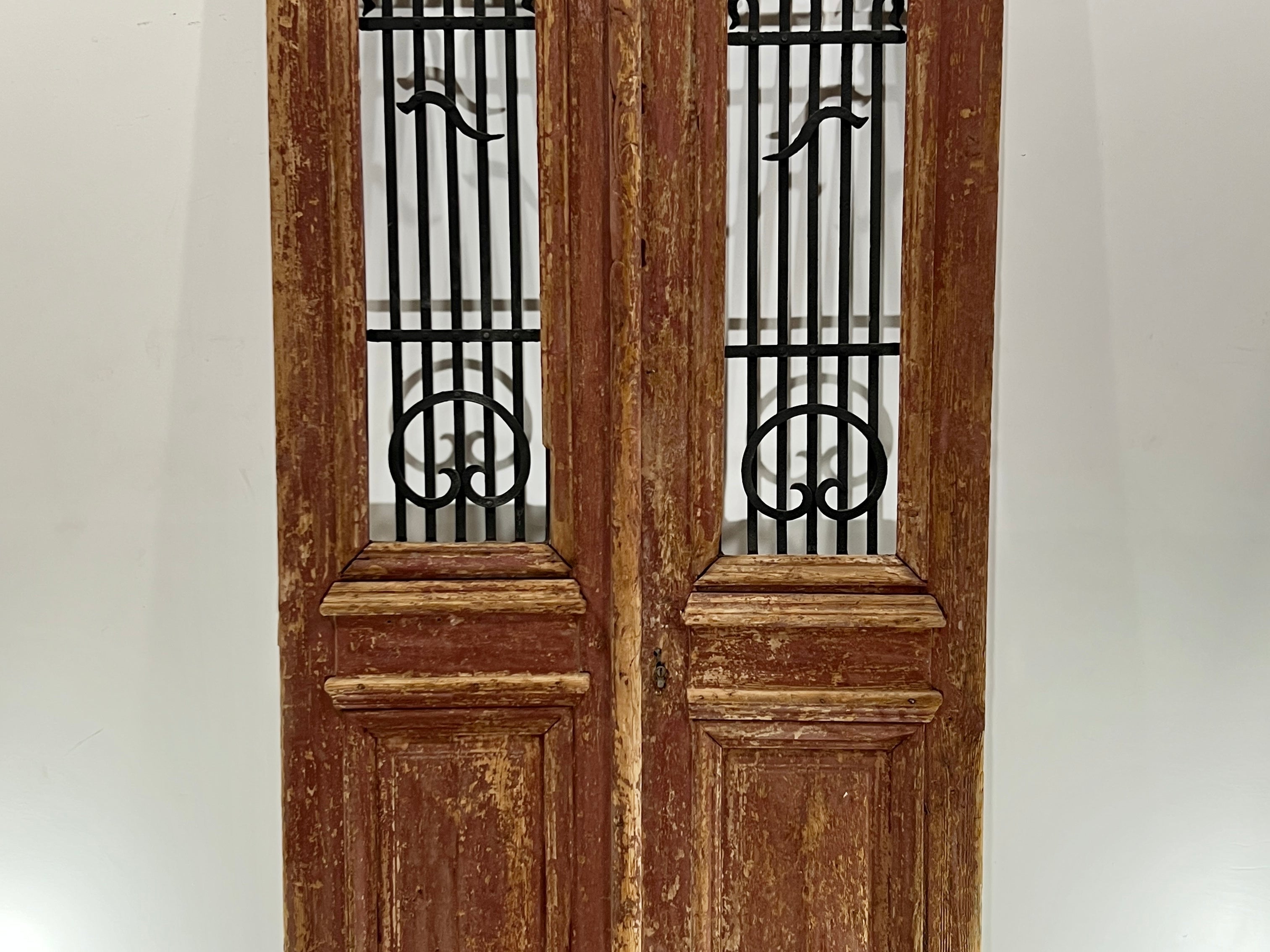 Doors with Iron 44in x 96in x 1.75in #340 - Saltaire Antiques