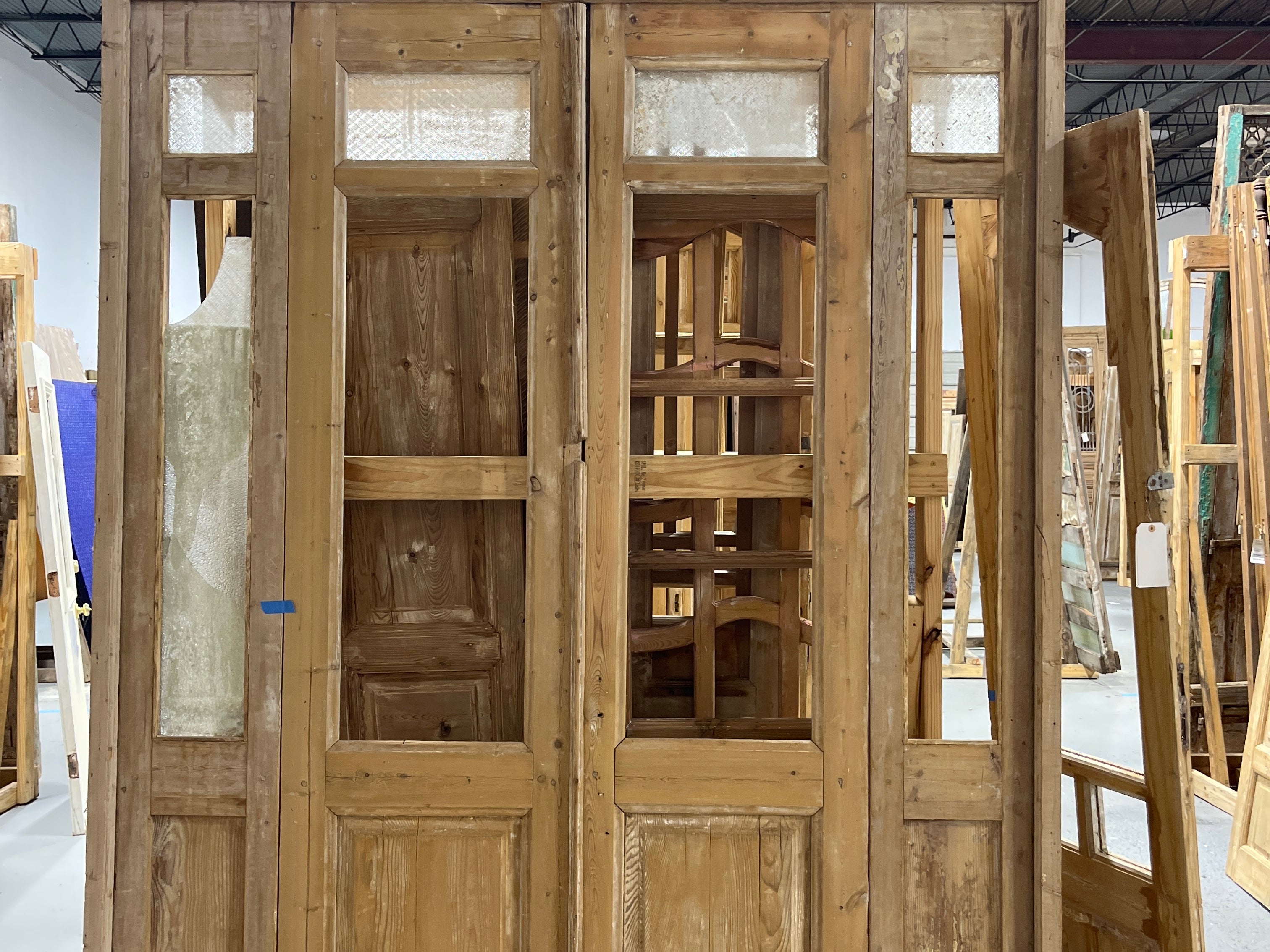 Doors with Lites 73.5in x 120in x 2.5in #678 - Saltaire Antiques
