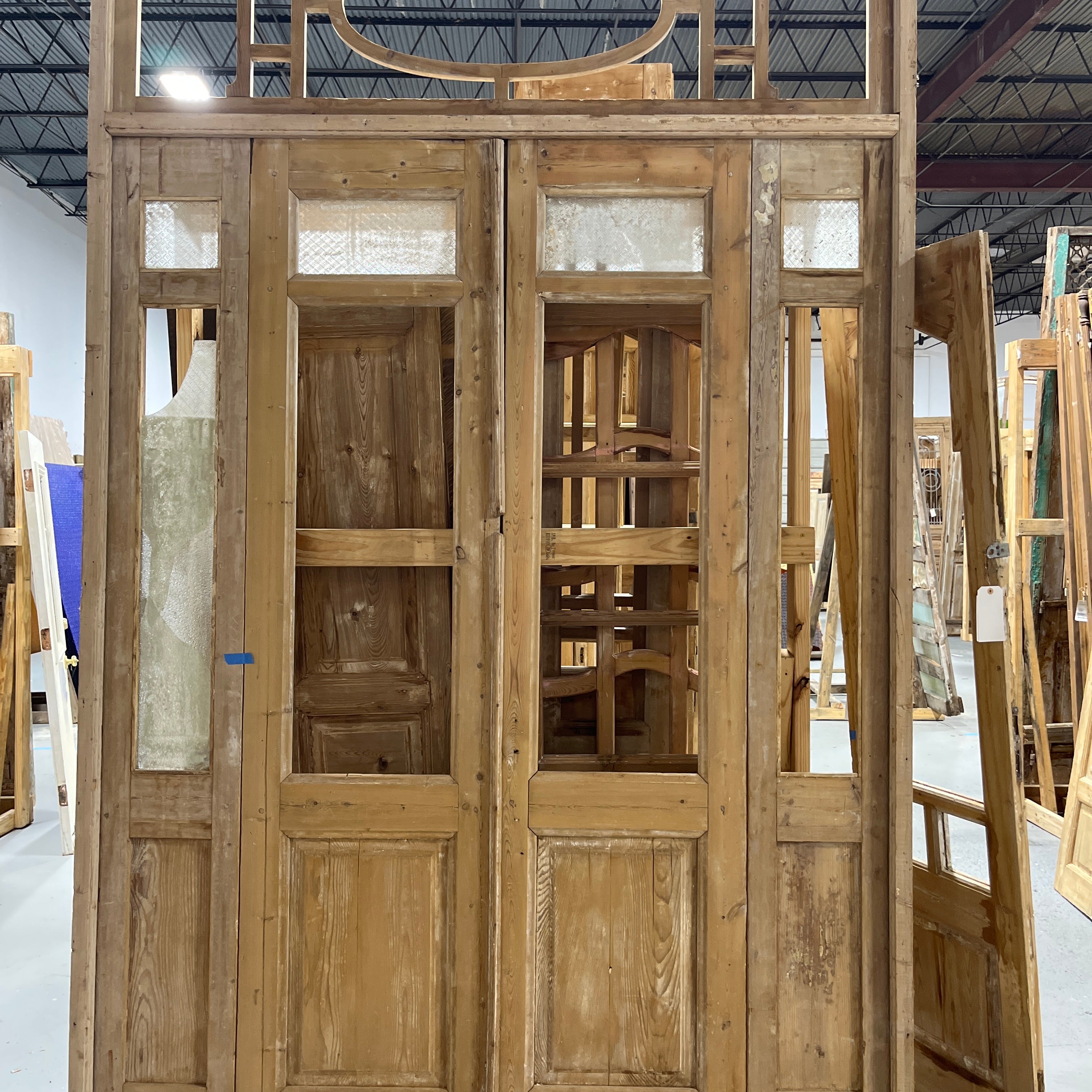 Doors with Lites 73.5in x 120in x 2.5in #678 - Saltaire Antiques