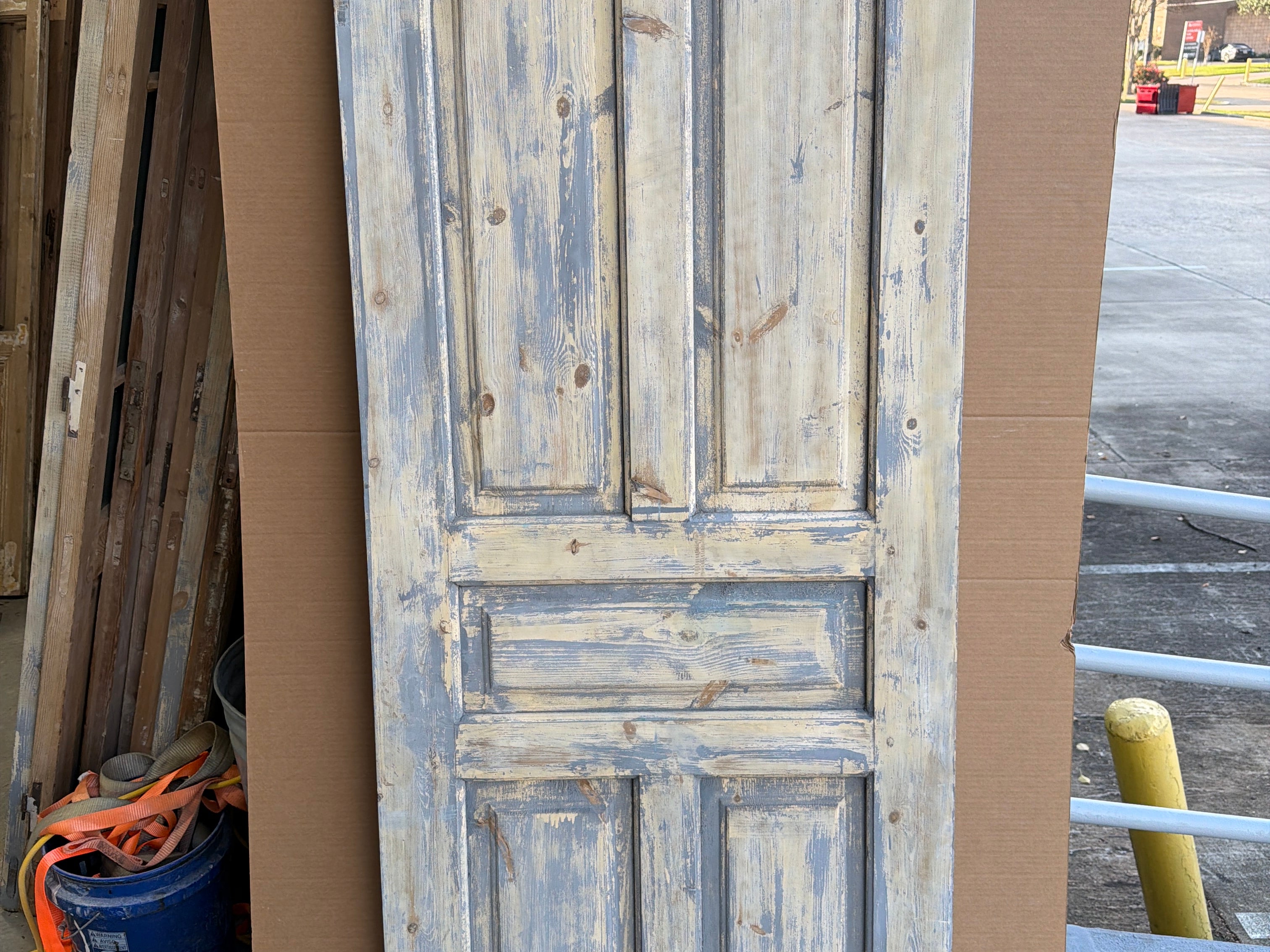 Solid Door (Raised Panel) 32in x 80in x 1.75in #1319 - Saltaire Antiques