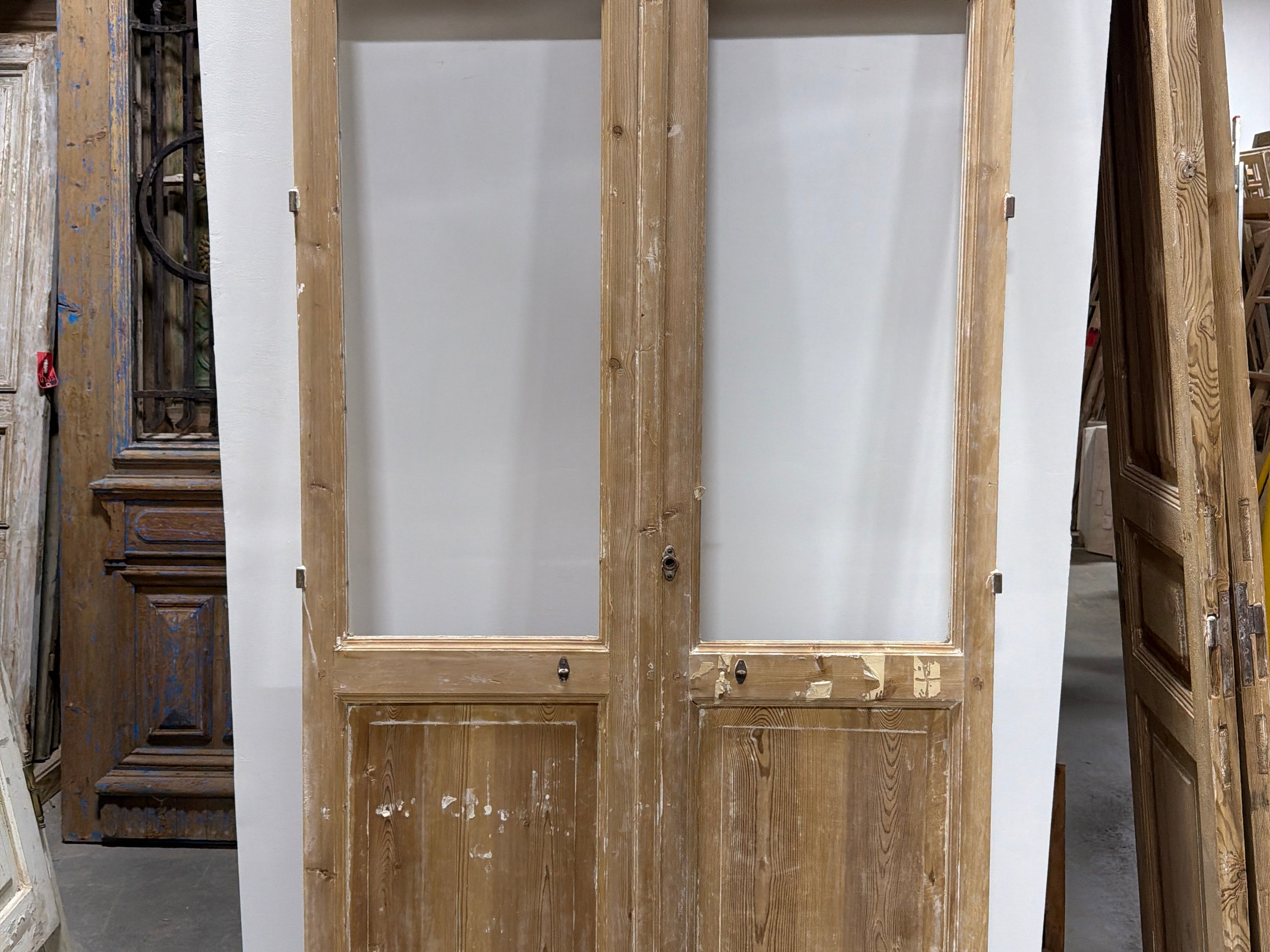 Doors with Lites 44in x 101in x 1.75in #1239 - Saltaire Antiques