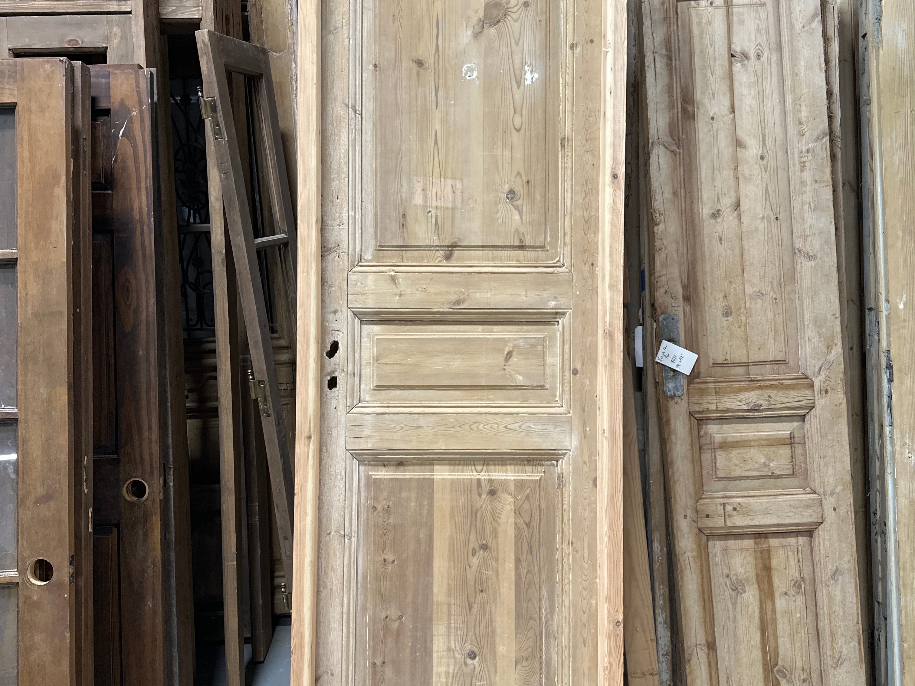 Solid Door (Raised Panel) 28in x 96in x 1.75in #940 - Saltaire Antiques