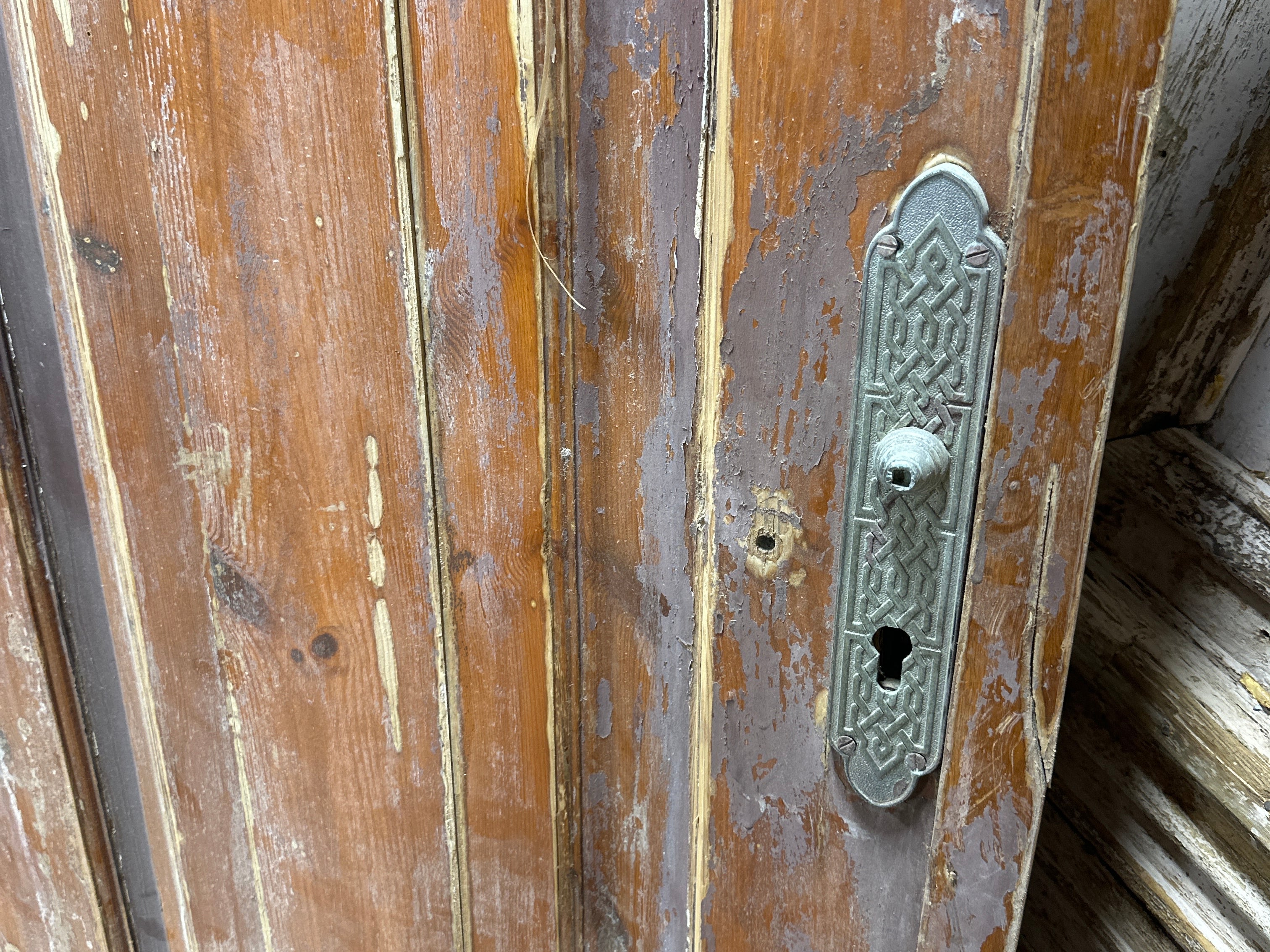 Solid Door (Carved) 55in x 83in x 1.75in #1090 - Saltaire Antiques