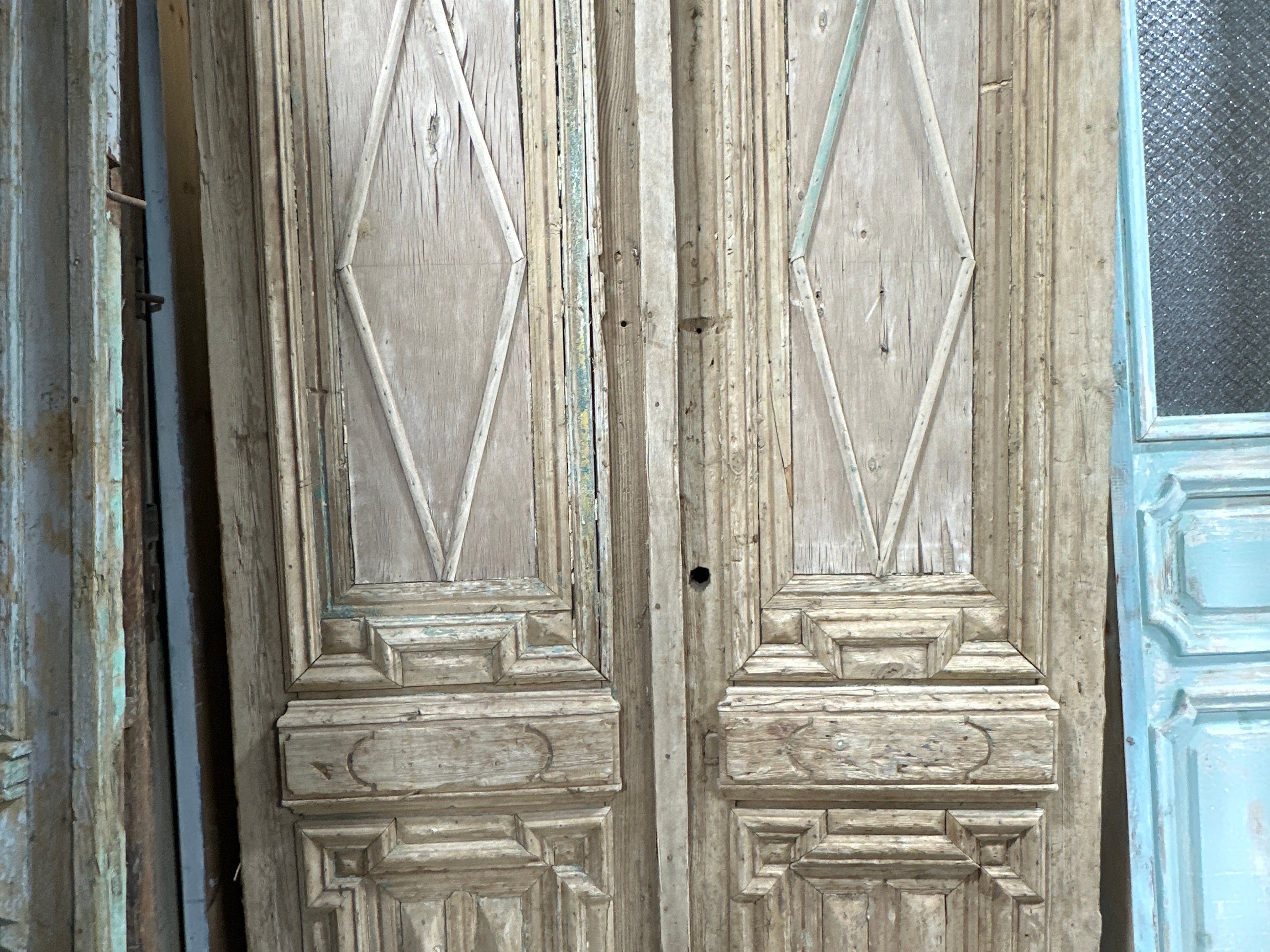 Solid Door (Carved) 51in x 95in x 1.75in #877 - Saltaire Antiques