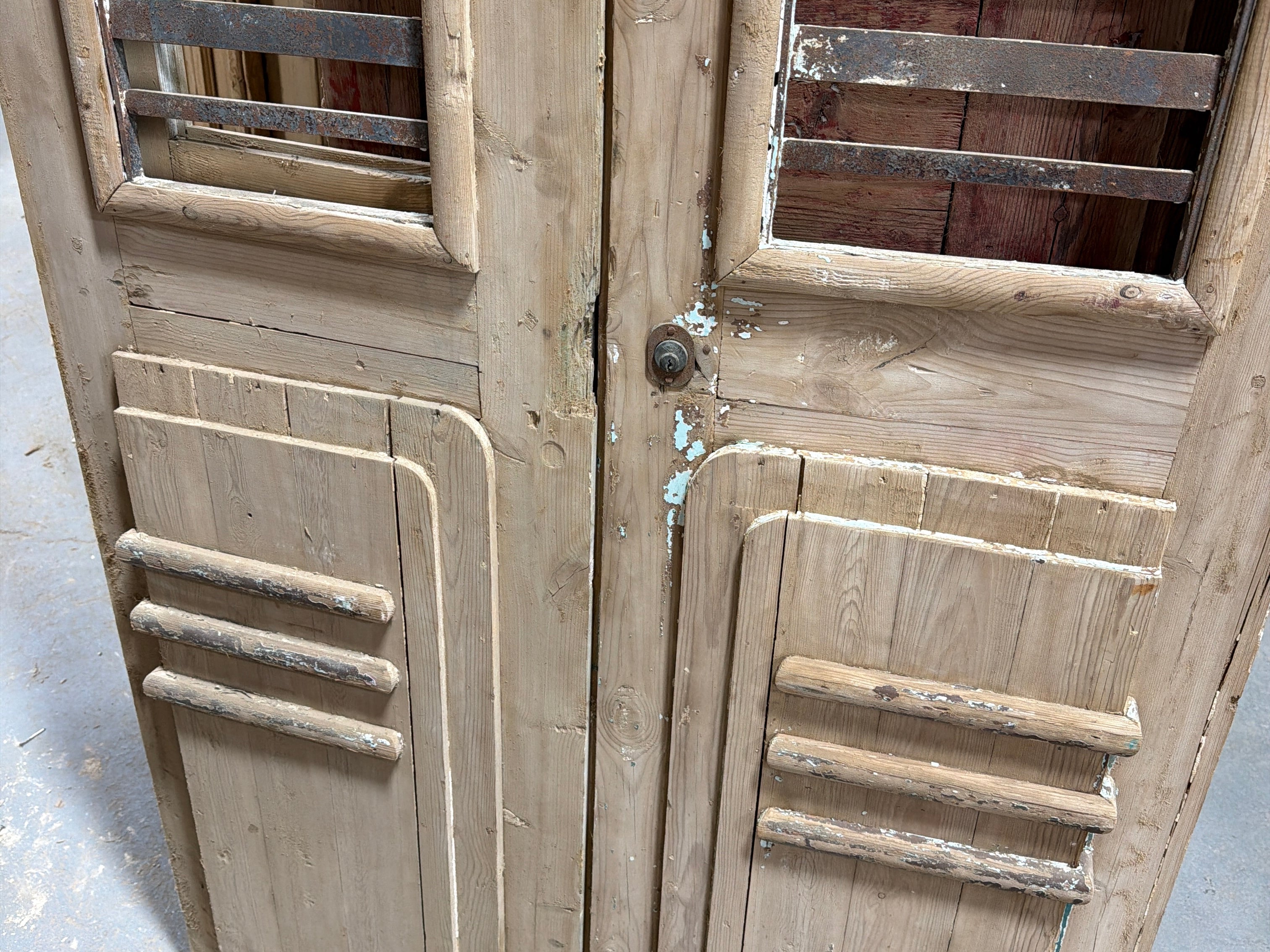 Doors with Iron 40in x 94in x 1.75in #1252 - Saltaire Antiques