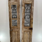 Doors with Iron 41in x 92in x 1.75in #345 - Saltaire Antiques