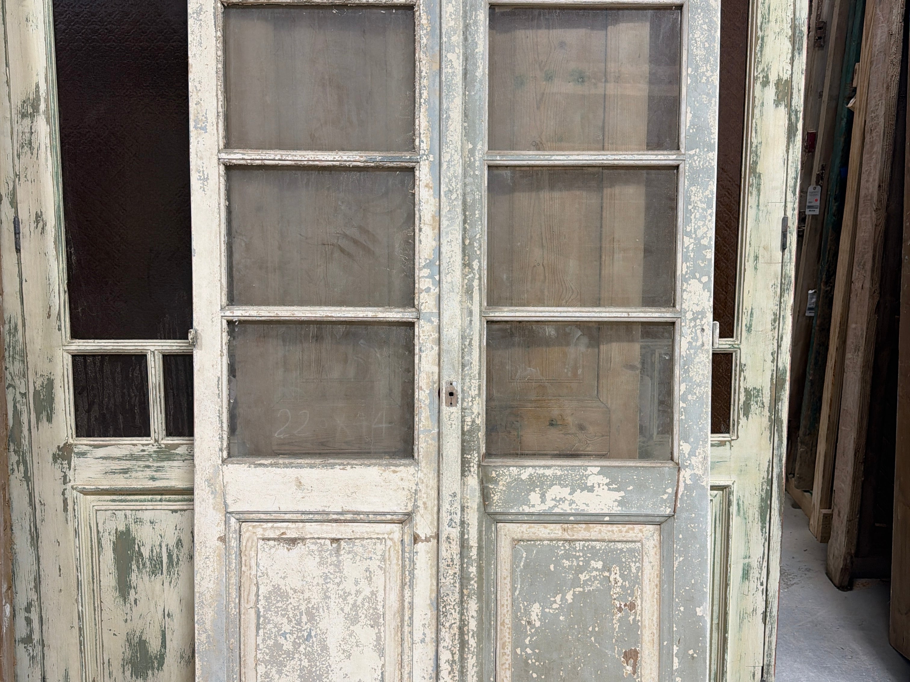 Doors with Lites 45in x 96in x 1.75in #1238 - Saltaire Antiques
