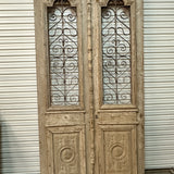 Doors with Iron 53in x 108in x 2.375in #505 - Saltaire Antiques
