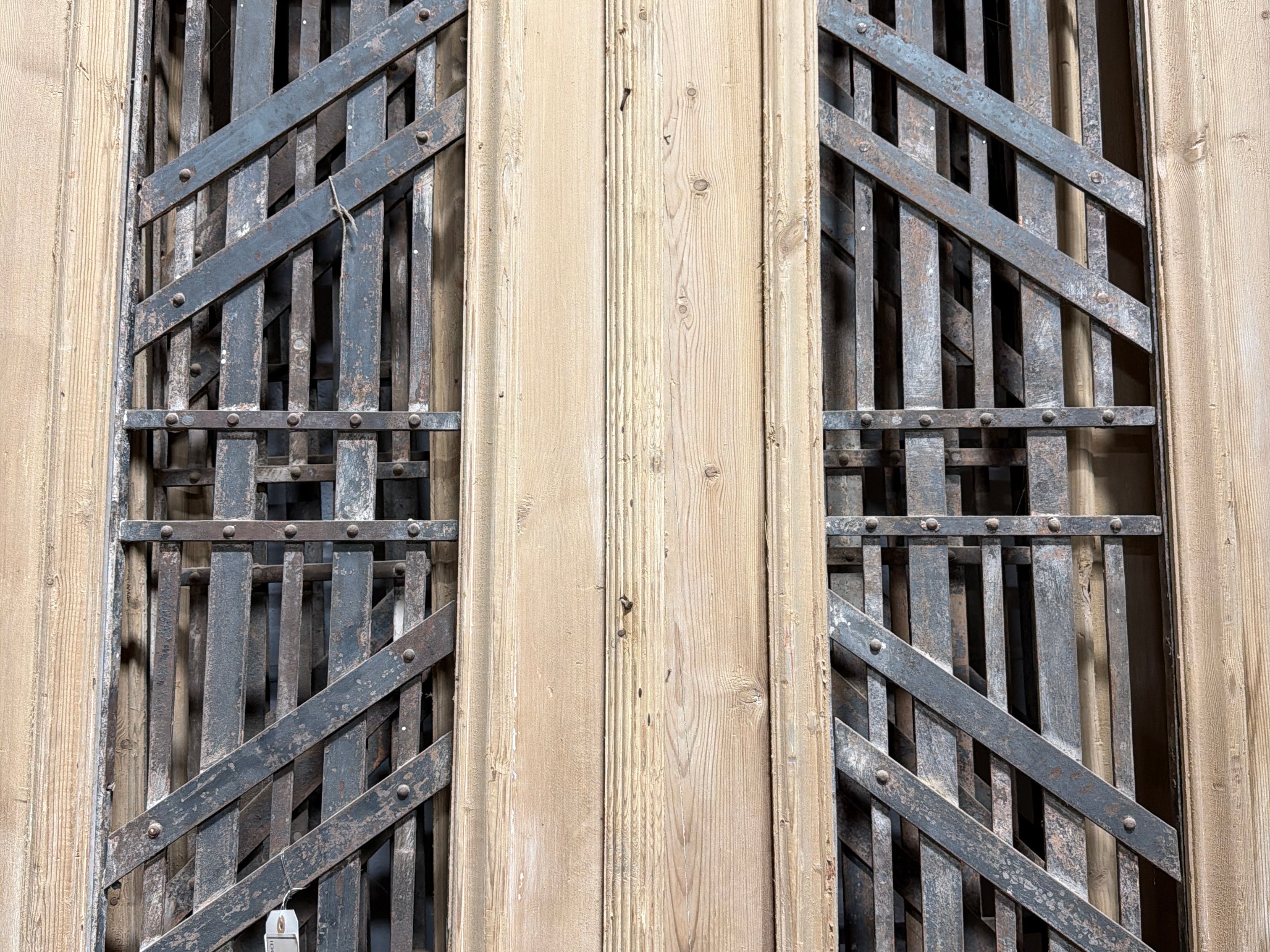 Doors with Iron 44in x 94in x 1.75in #1247 - Saltaire Antiques