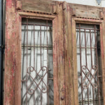 Doors with Iron 43in x 92in x 1.75in #1068 - Saltaire Antiques