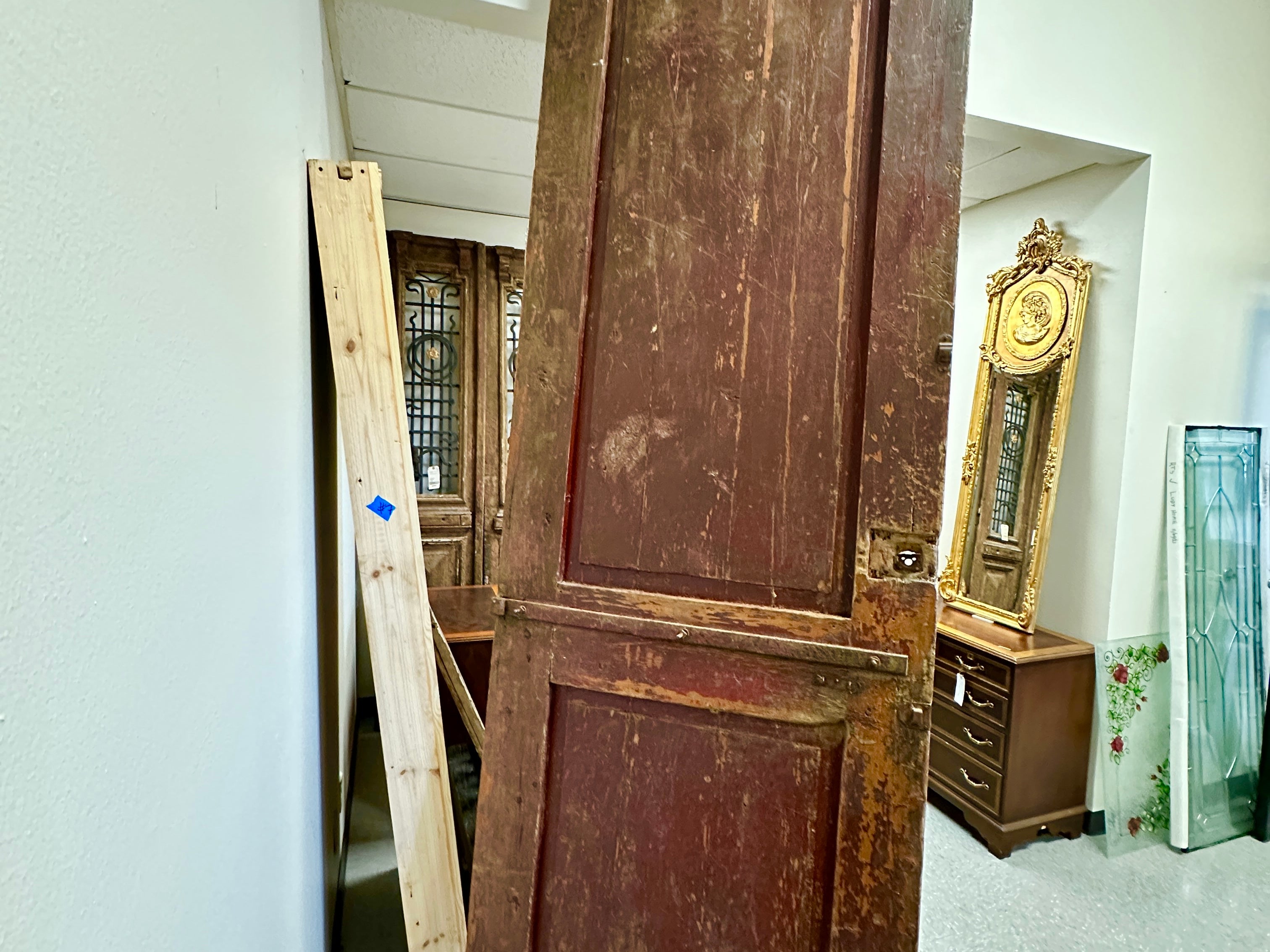 Arched Special Door 75in x 127in x 2.125in #1150 - Saltaire Antiques