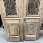 Doors with Iron 44.5in x 98.5in x 1.75in #1254 - Saltaire Antiques