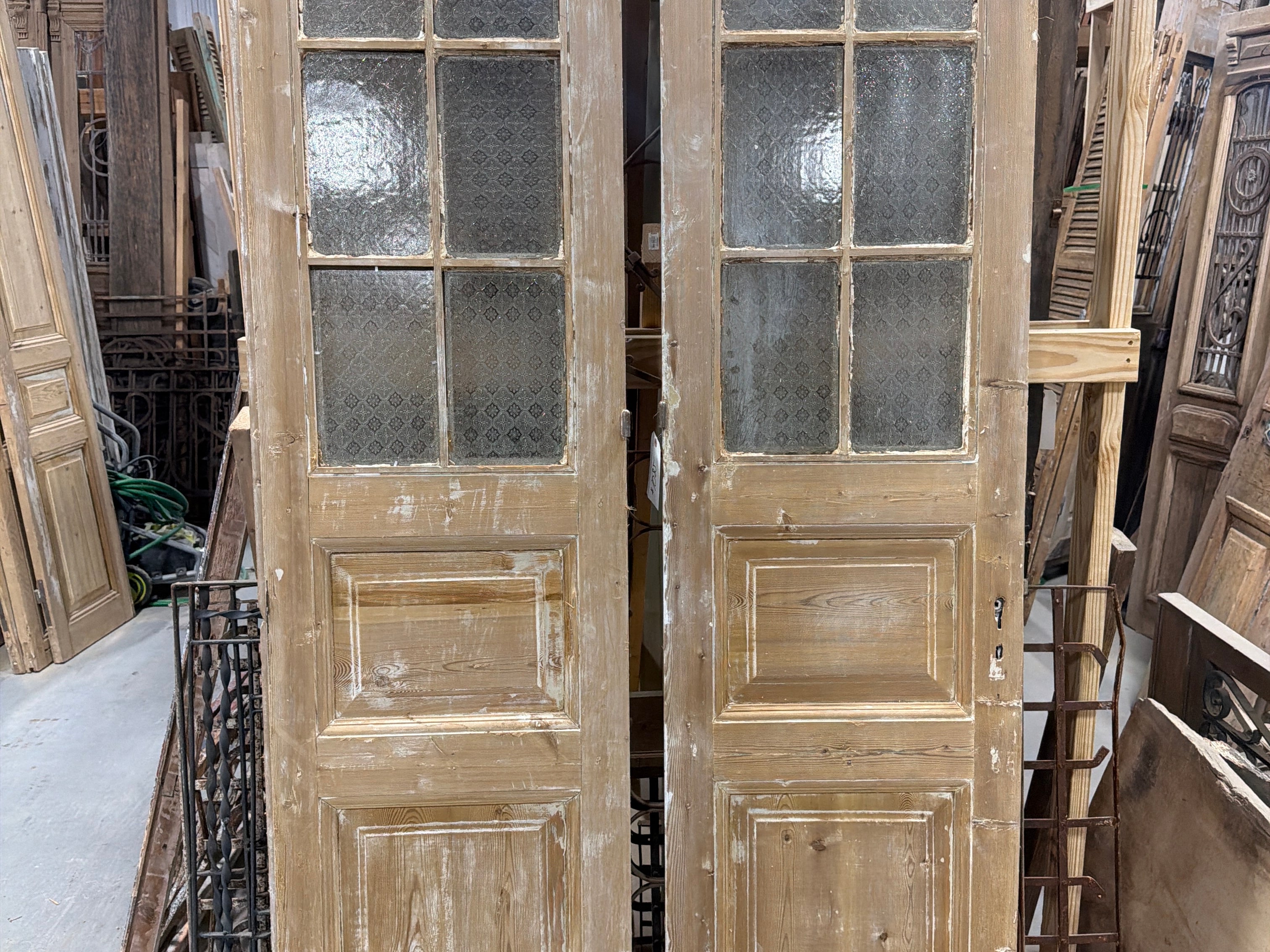 Doors with Lites 41in x 95.5in x 1.75in #1305 - Saltaire Antiques