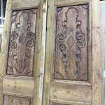 Solid Door (Carved) 60in x 102in x 2.25in #1215 - Saltaire Antiques