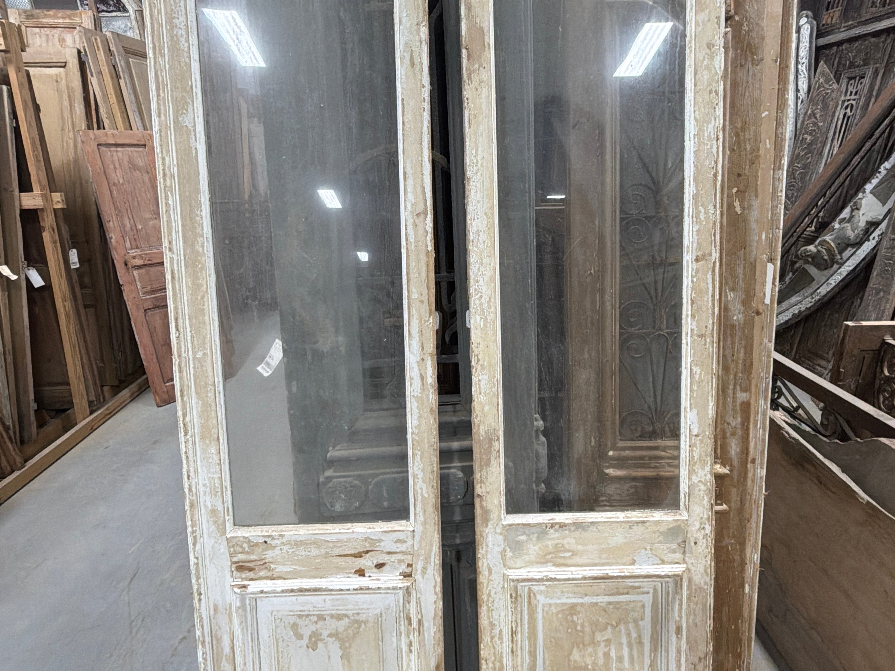 Doors with Lites 44in x 94.5in x 1.75in #1232 - Saltaire Antiques