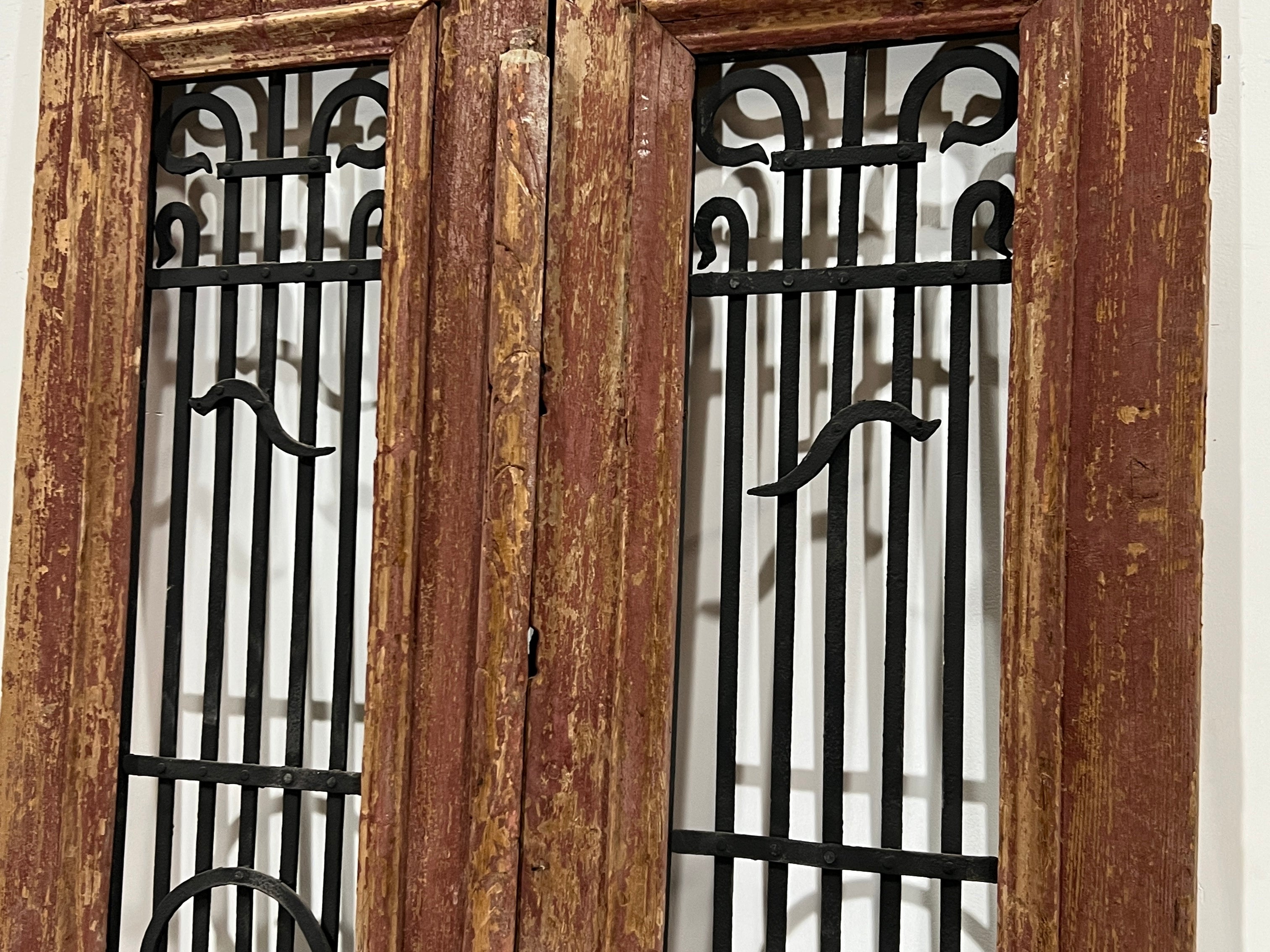 Doors with Iron 44in x 96in x 1.75in #340 - Saltaire Antiques