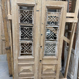 Doors with Iron 44in x 85in x 1.875in #1242 - Saltaire Antiques
