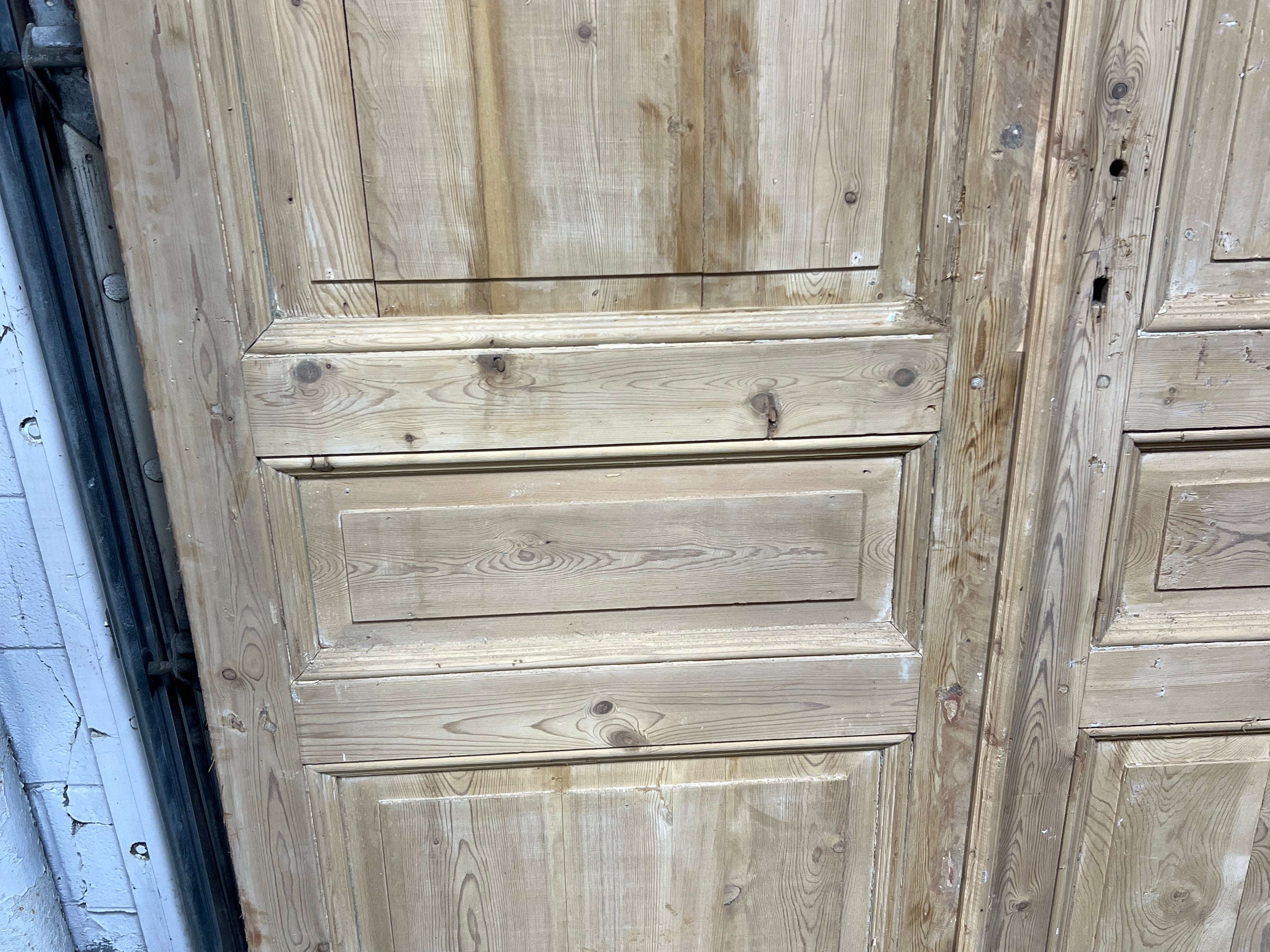 Solid Door (Raised Panel) 55in x 108in x 1.75in #1070 - Saltaire Antiques