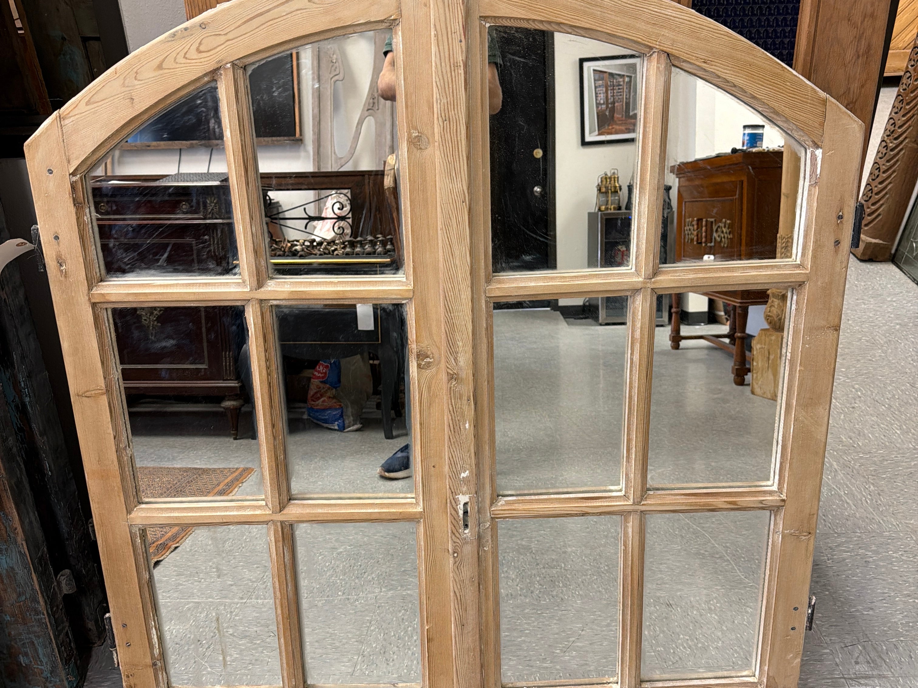 Arched Mirrors and Frames 45in x 48in x 1.75in #1326 - Saltaire Antiques