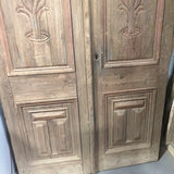 Solid Door (Carved) 59in x 97.5in x 2.25in #1205 - Saltaire Antiques