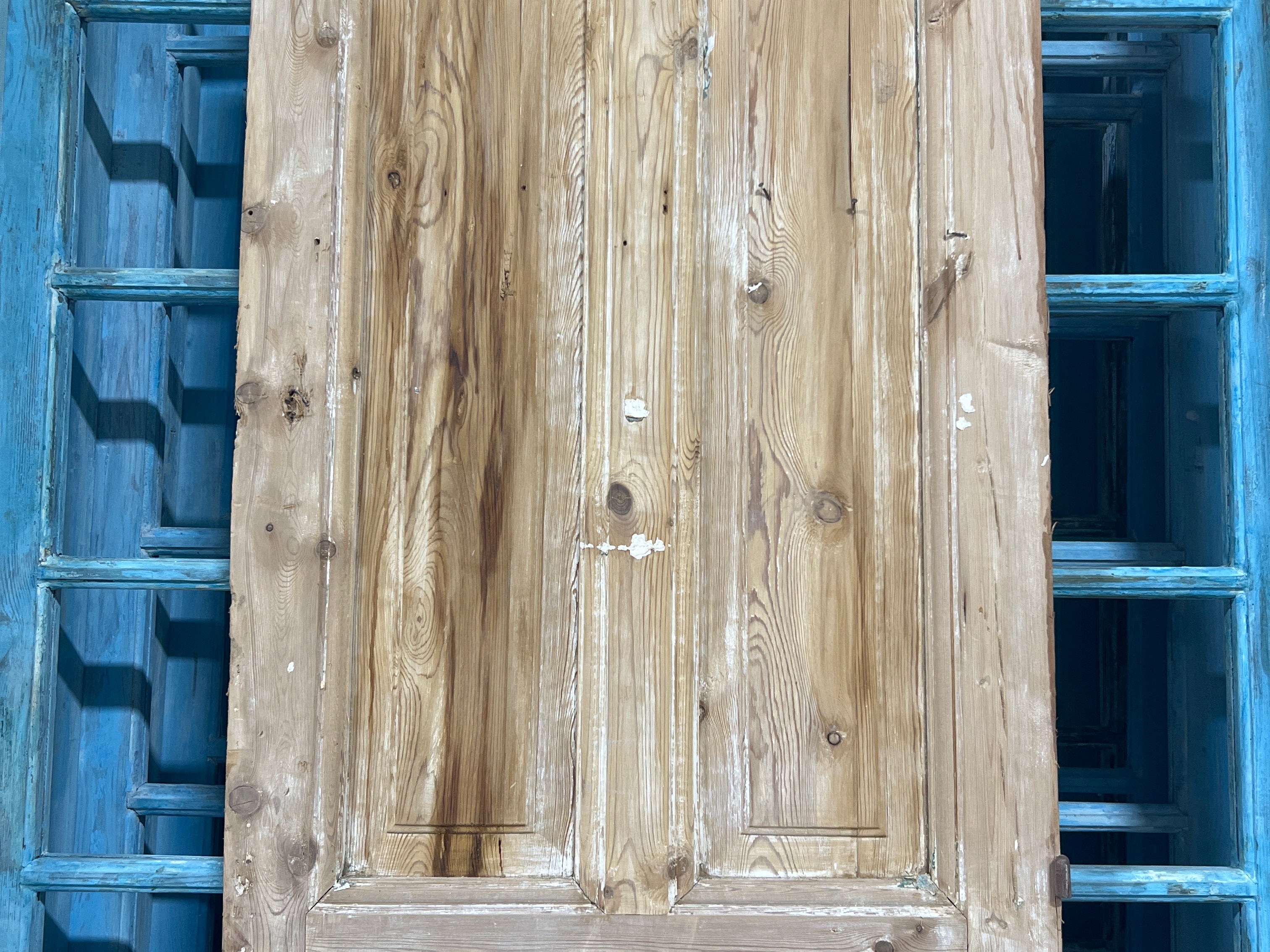 Solid Door (Raised Panel) 28in x 88.5in x 1.75in #1051 - Saltaire Antiques