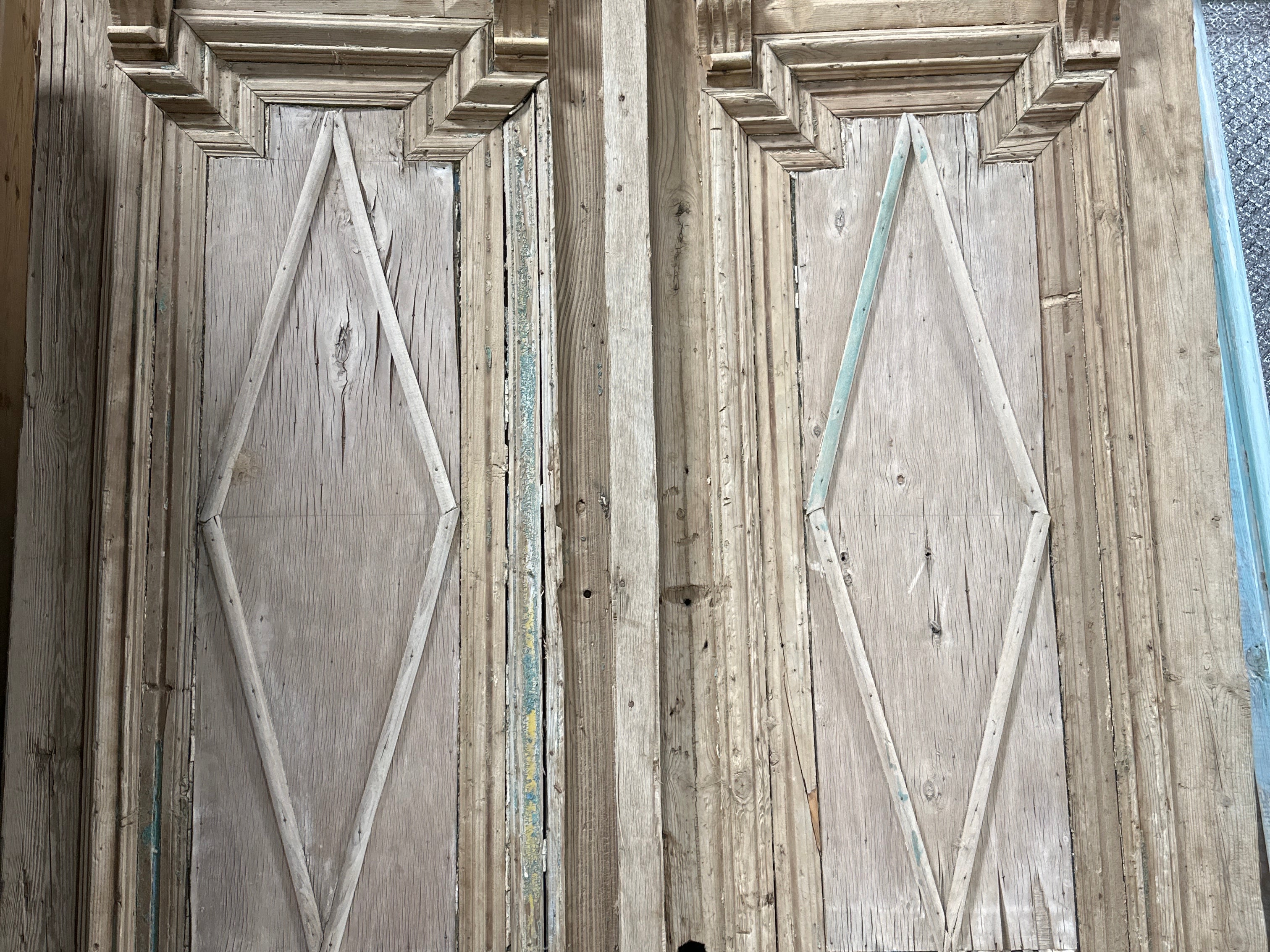 Solid Door (Carved) 51in x 95in x 1.75in #877 - Saltaire Antiques