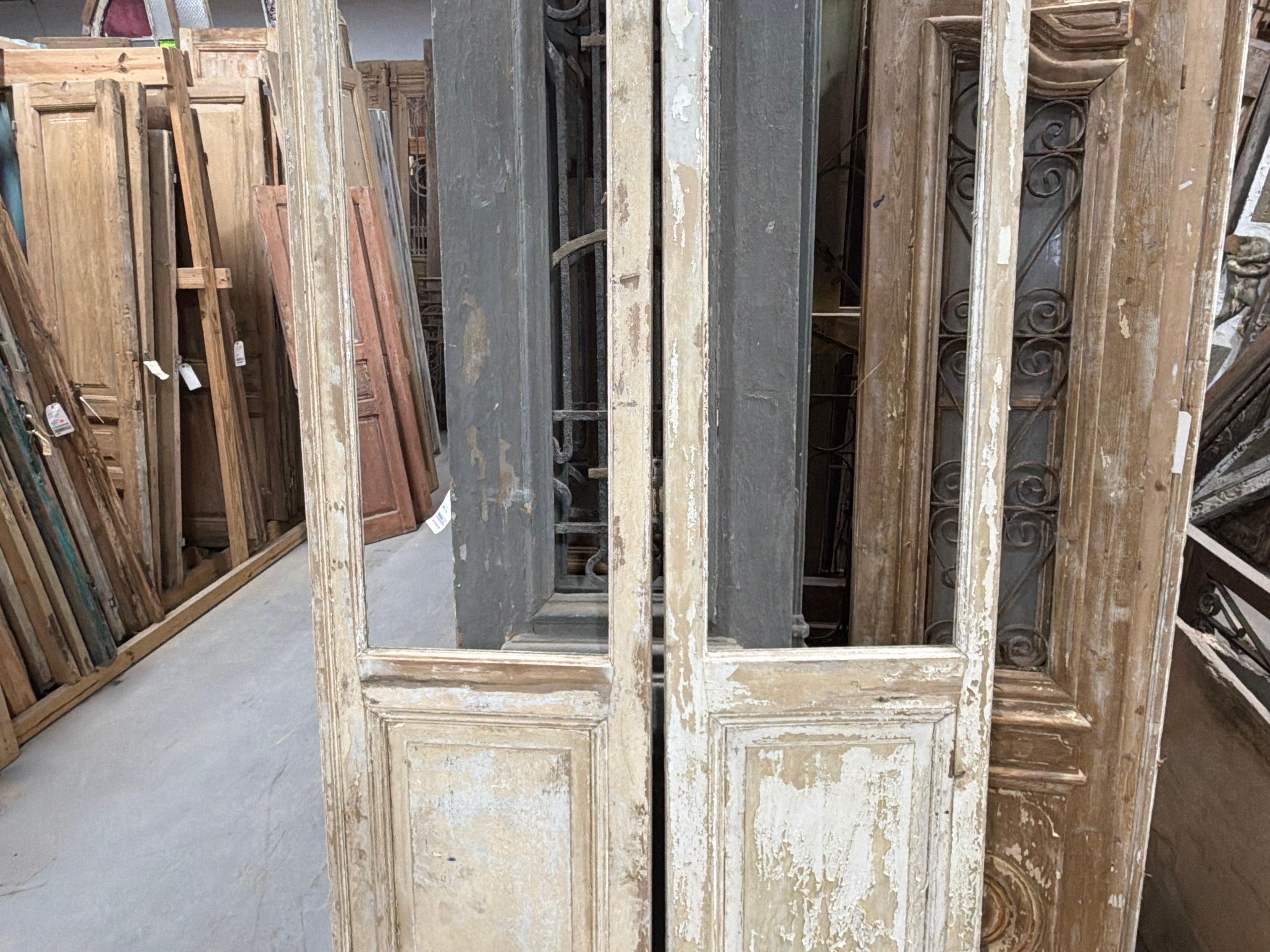 Doors with Lites 44in x 97in x 1.75in #1234 - Saltaire Antiques