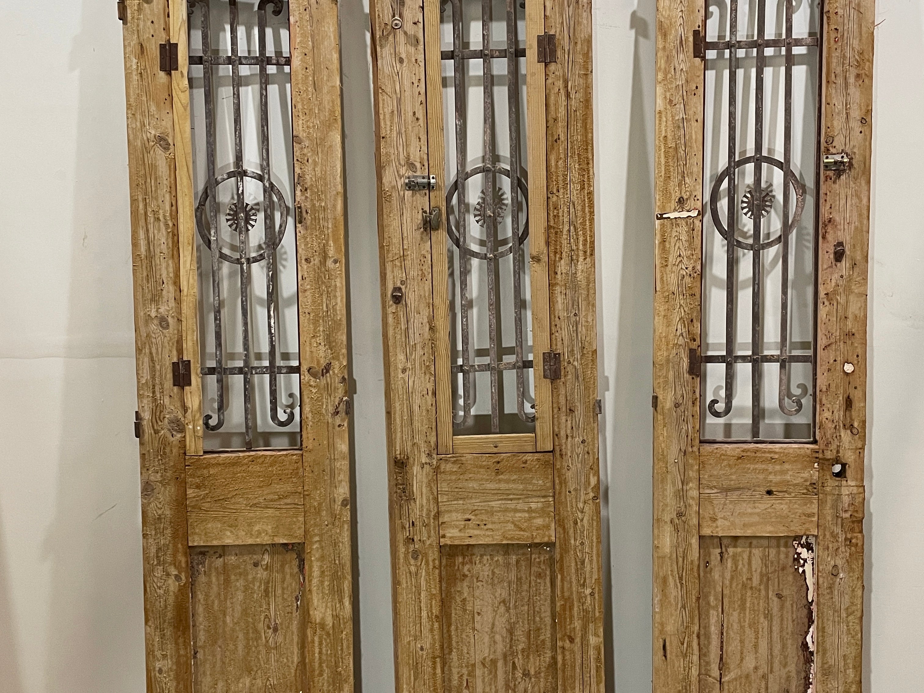 Doors with Iron 57in x 87in x 1.75in #324 - Saltaire Antiques