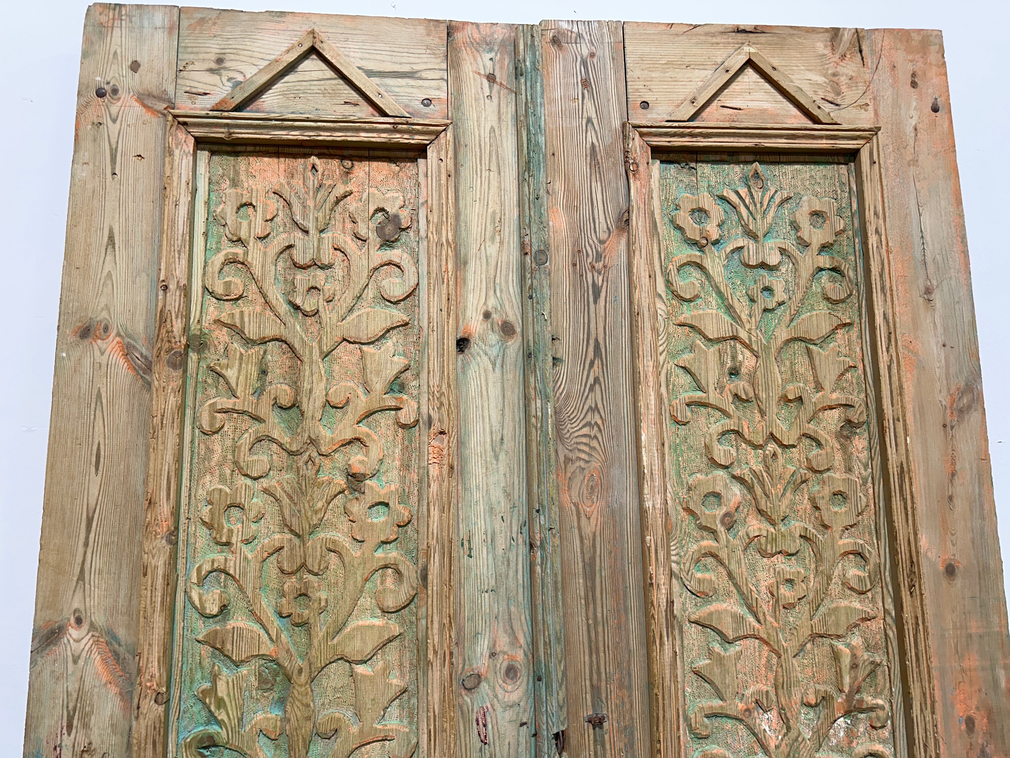 Solid Door (Carved) 58in x 100in x 1.75in #863 - Saltaire Antiques