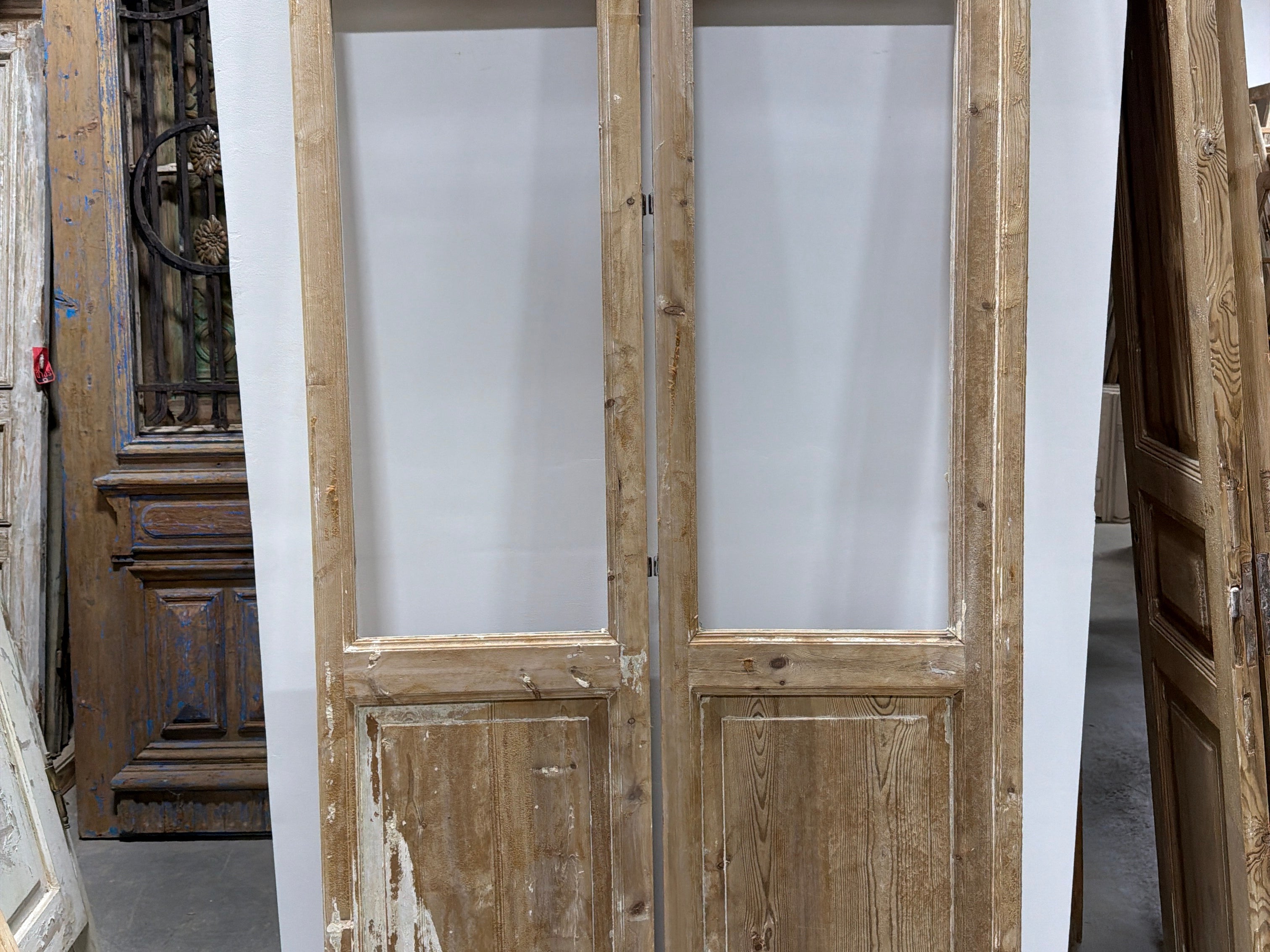Doors with Lites 44in x 101in x 1.75in #1239 - Saltaire Antiques
