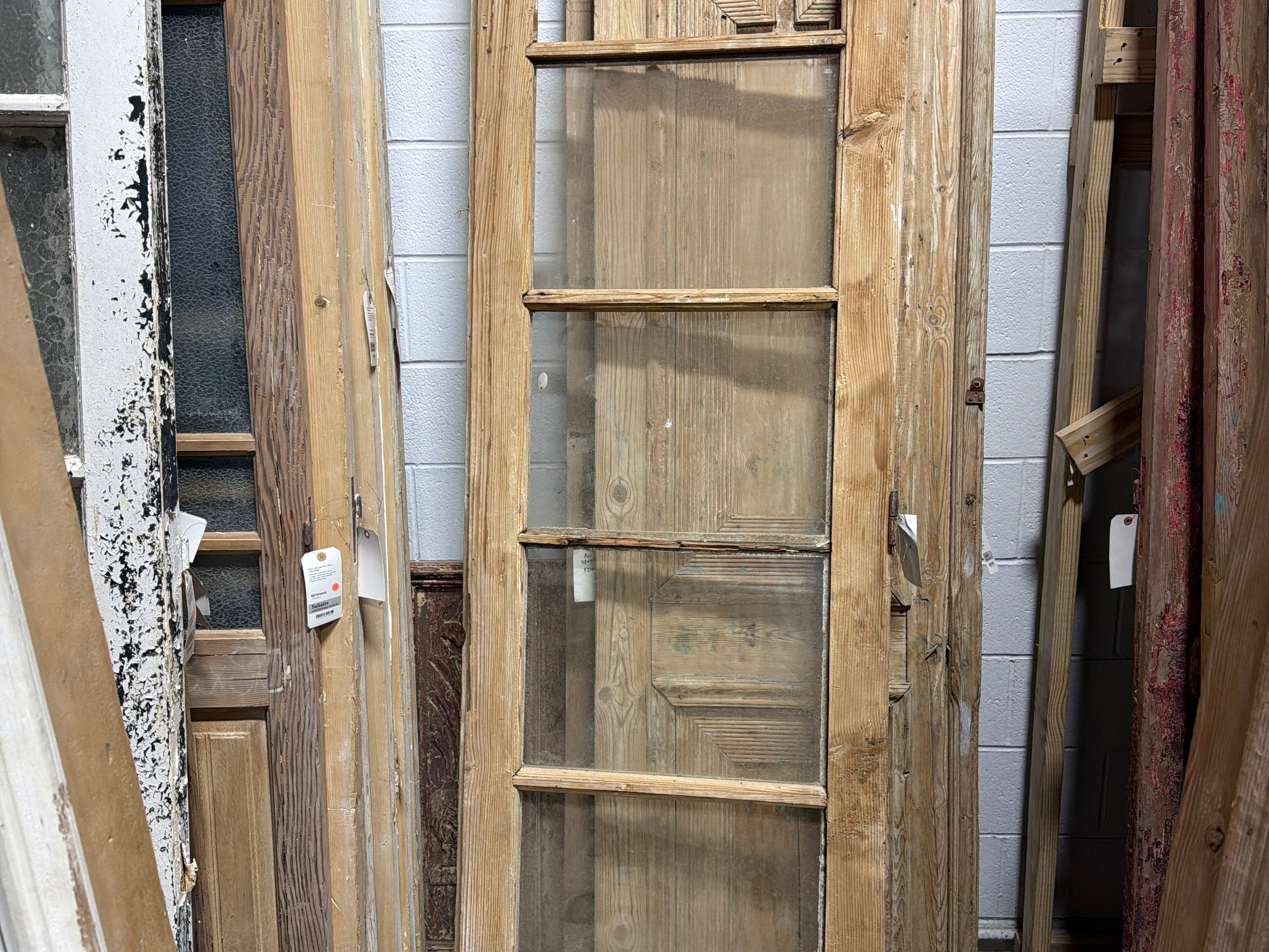 Doors with Lites 27.5in x 96.5in x 1.75in #1241 - Saltaire Antiques