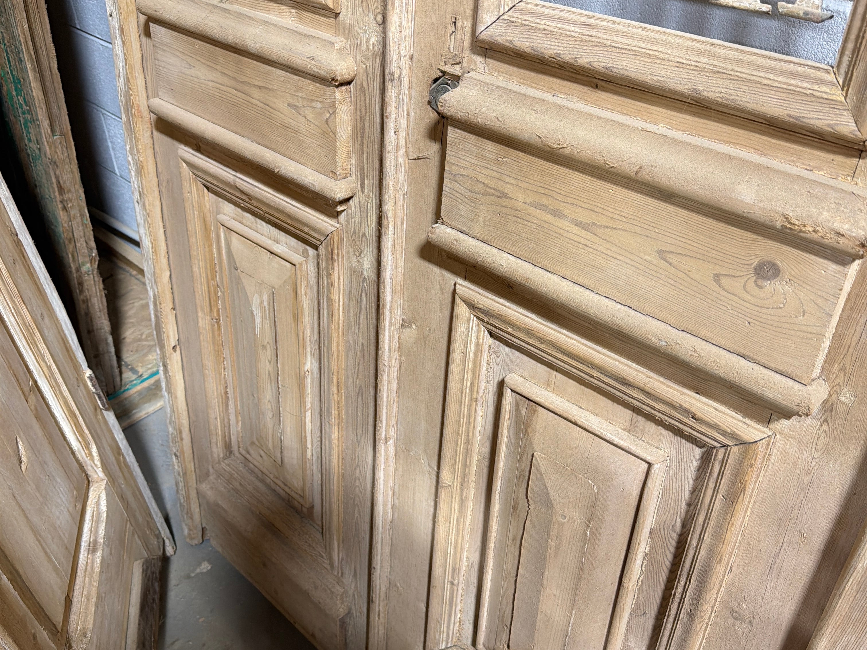 Doors with Iron 43in x 98in x 1.75in #1217 - Saltaire Antiques