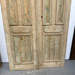 Solid Door (Carved) 62in x 101in x 3.5in #870 - Saltaire Antiques